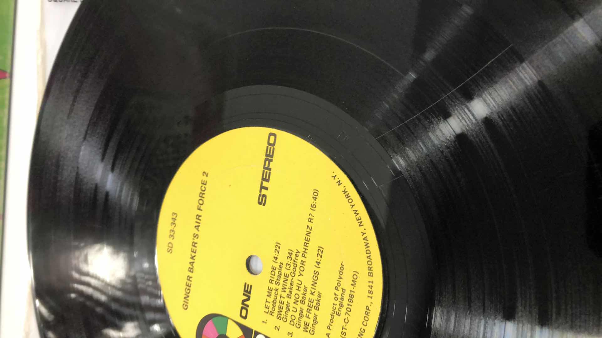 Photo 1 of GINGER BAKER’S AIR FORCE 2 RECORD ALBUM