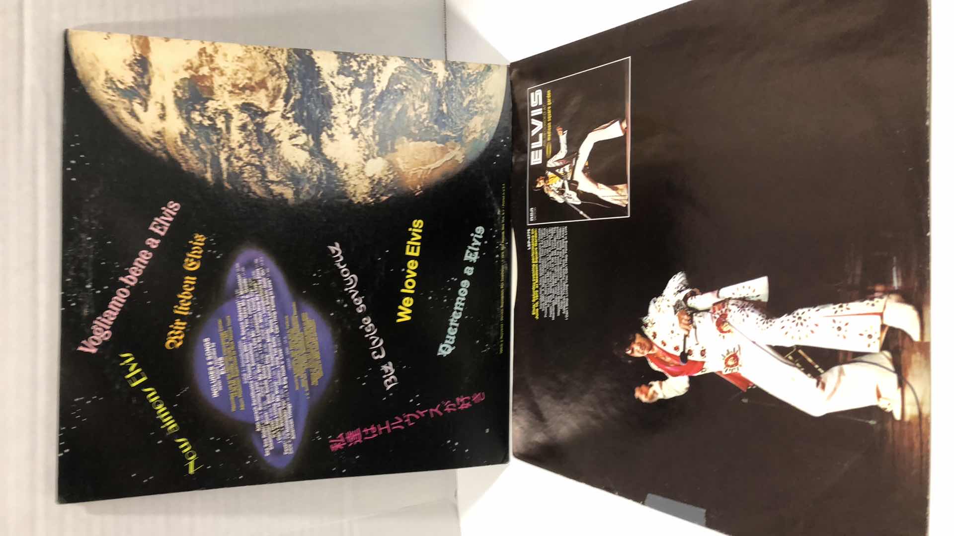 Photo 1 of ELVIS ALOHA FROM HAWAII VIA SATELLITE RECORD ALBUM