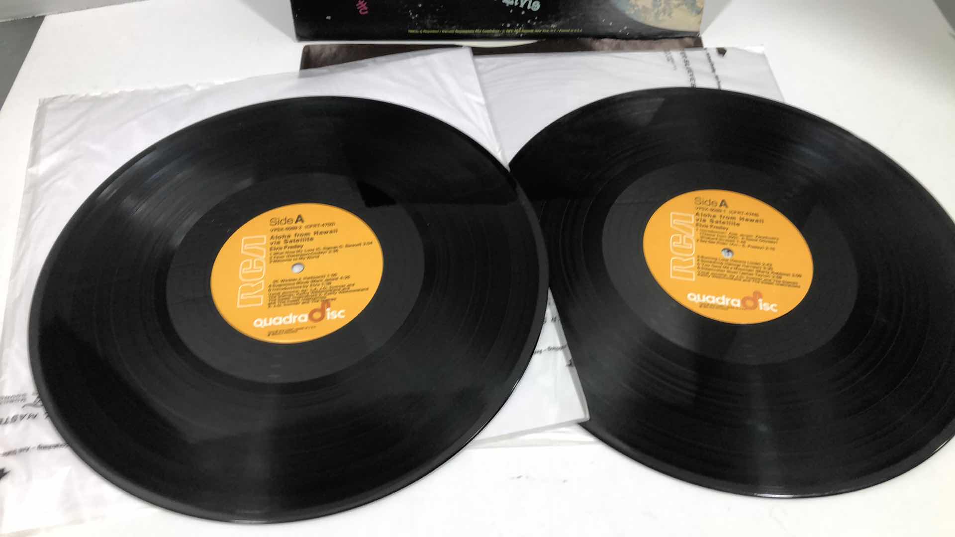 Photo 1 of ELVIS ALOHA FROM HAWAII VIA SATELLITE RECORD ALBUM