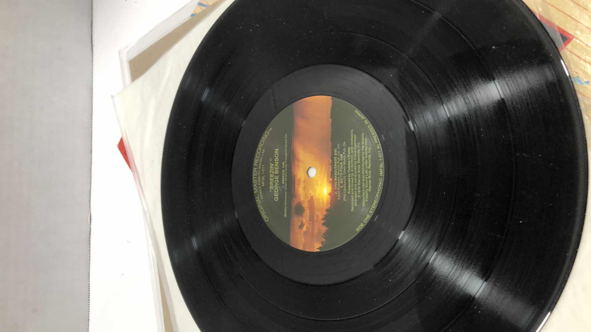 Photo 1 of GEORGE BENSON BREEZIN’ ORIGINAL MASTER RECORDING RECORD ALBUM