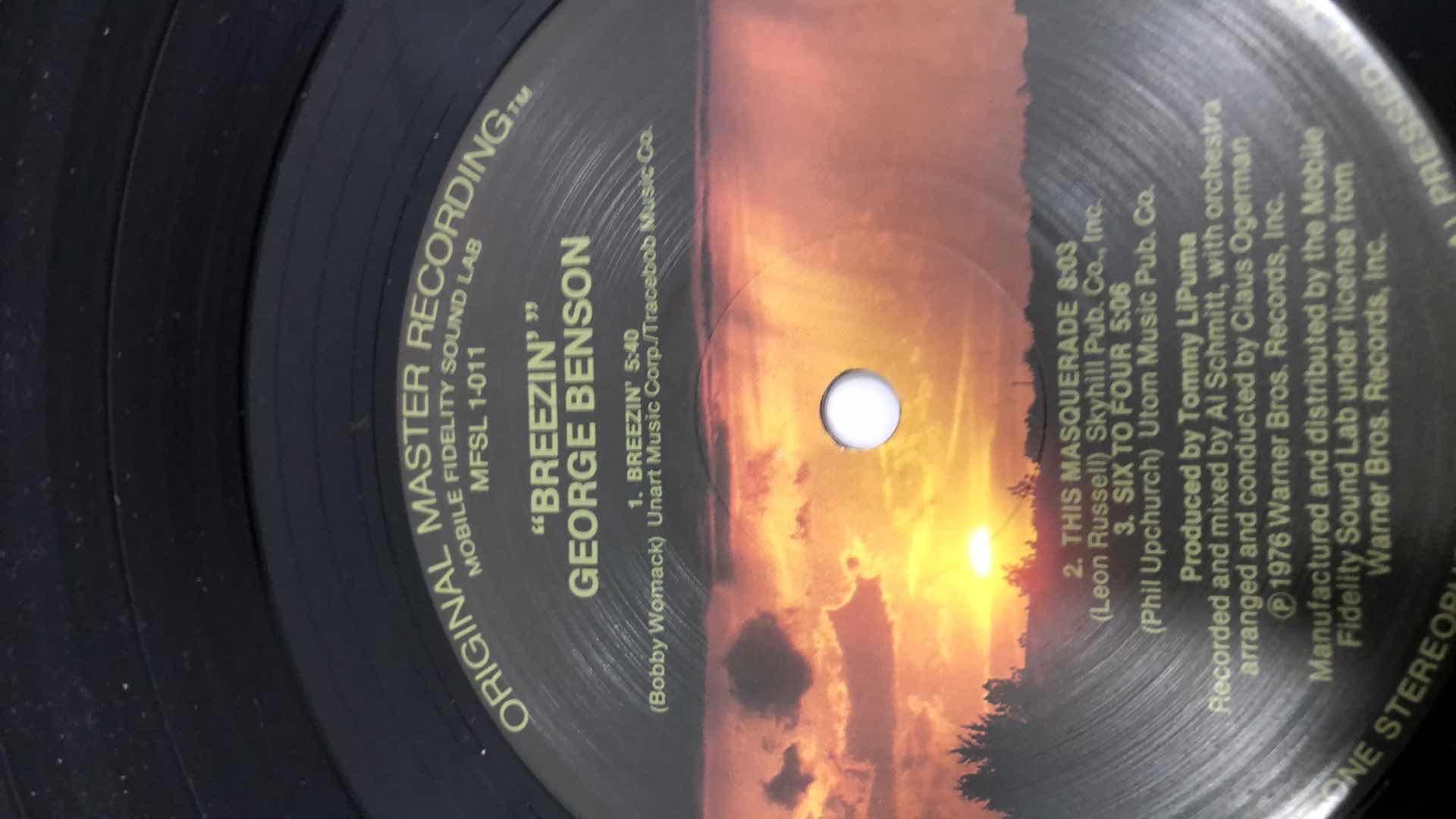 Photo 1 of GEORGE BENSON BREEZIN’ ORIGINAL MASTER RECORDING RECORD ALBUM