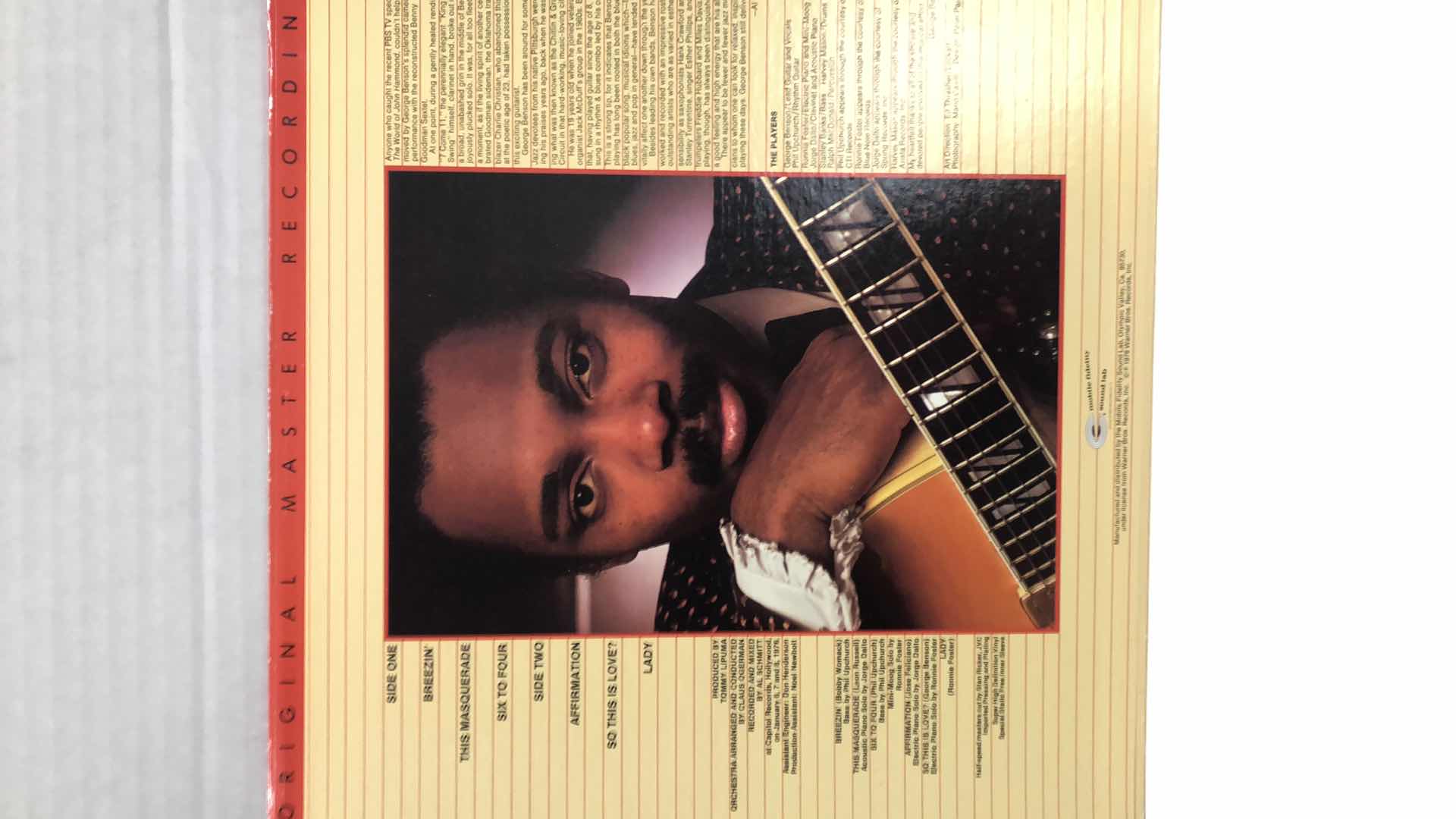 Photo 1 of GEORGE BENSON BREEZIN’ ORIGINAL MASTER RECORDING RECORD ALBUM