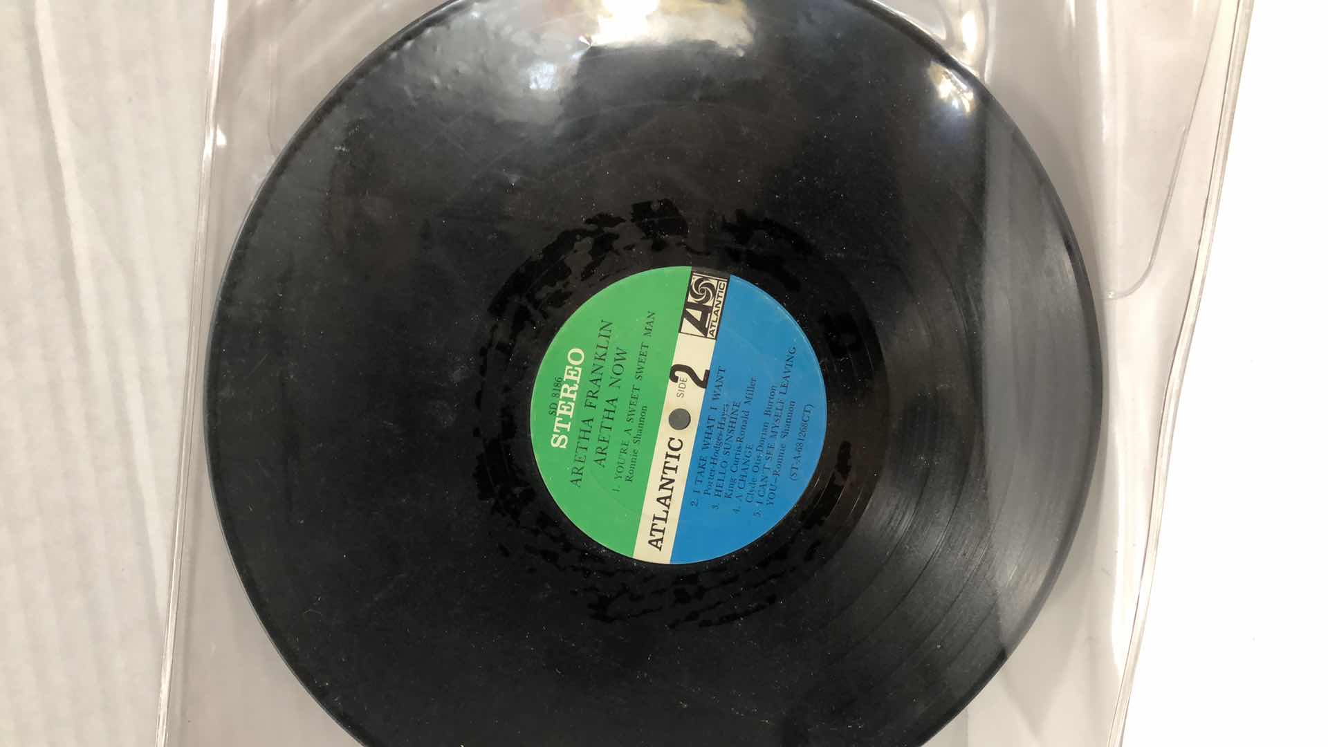 Photo 1 of ARETHA FRANKLIN ARETHA NOW RECORD ALBUM