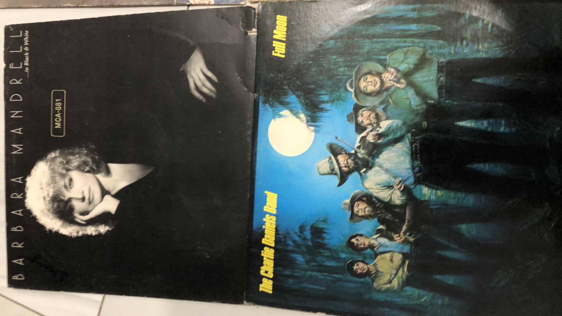 Photo 1 of COUNTY ALBUMS: JOHNNY CASH, CHARLIE DANIELS BAND, BARBRA MANDRELL