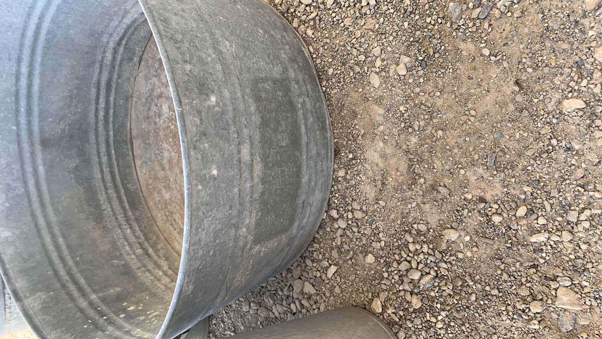 Photo 1 of ASSORTED GALVANIZED STEEL BUCKETS