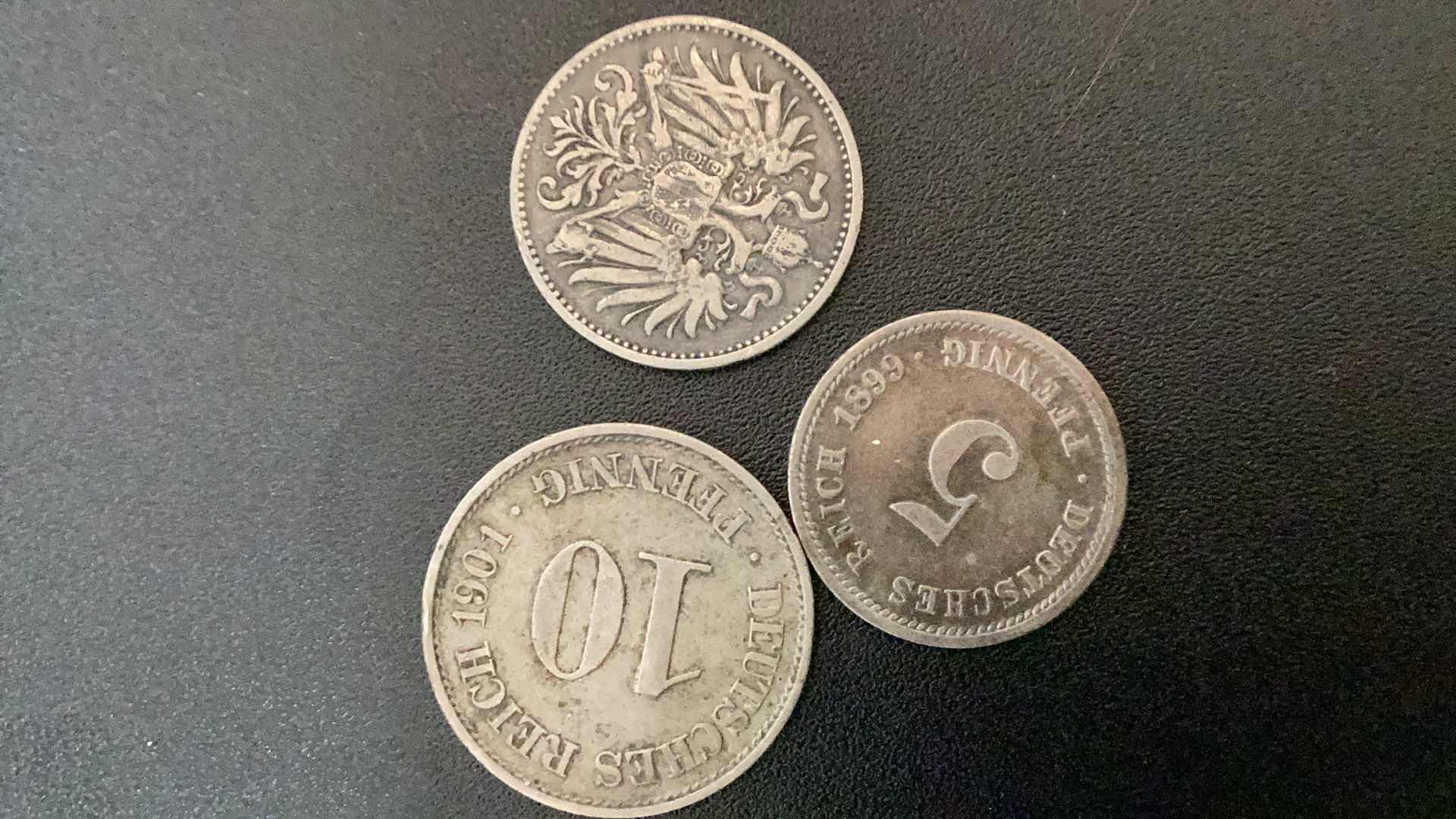 Photo 1 of 3 COLLECTIBLE COINS - GERMANY 1895, 1899, 1901