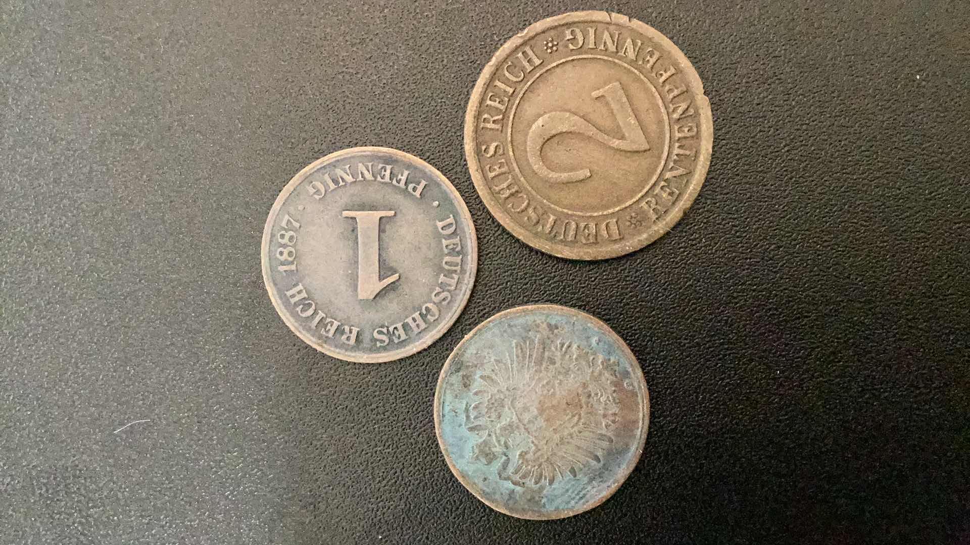 Photo 1 of 3 COLLECTIBLE COINS GERMANY- 2 1887, 1 1923