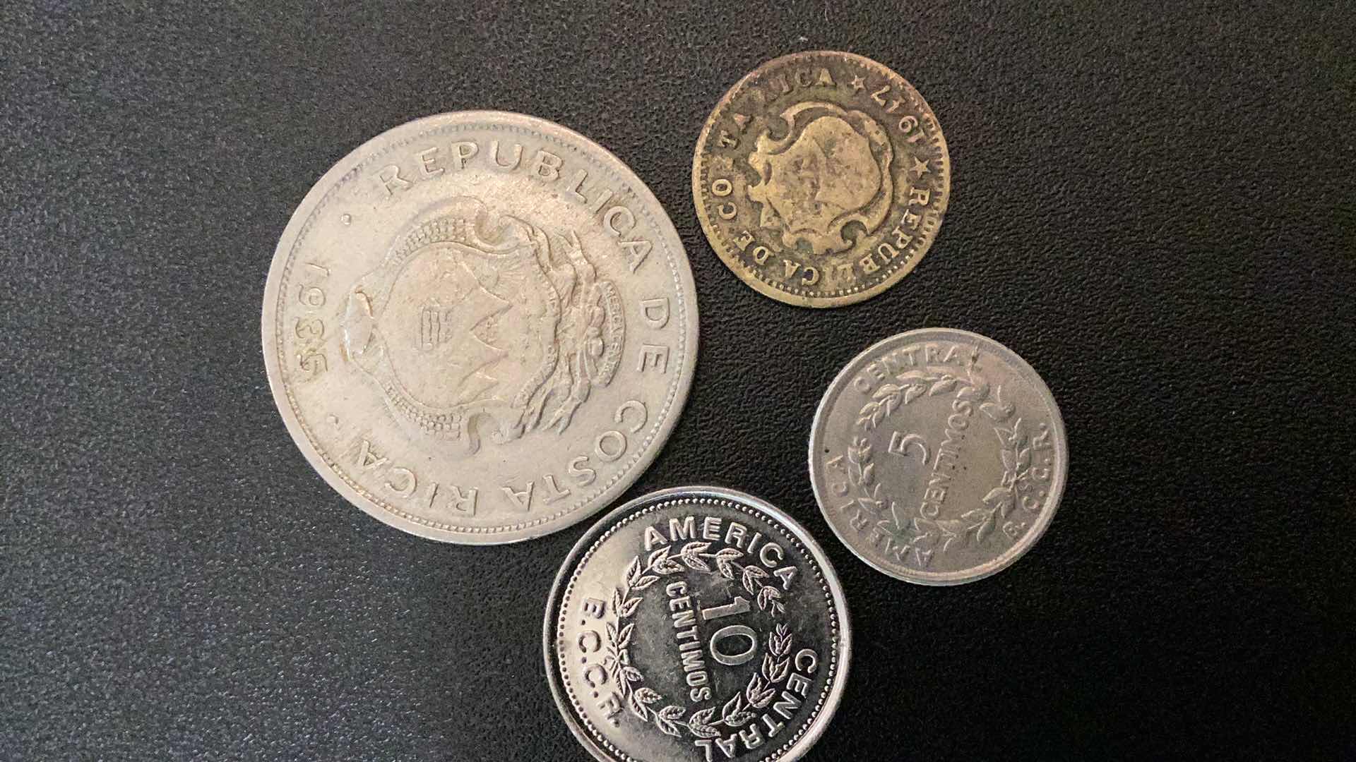 Photo 1 of 4 COLLECTIBLE COINS - COSTA RICA 1917, 1935, 1951, 1979