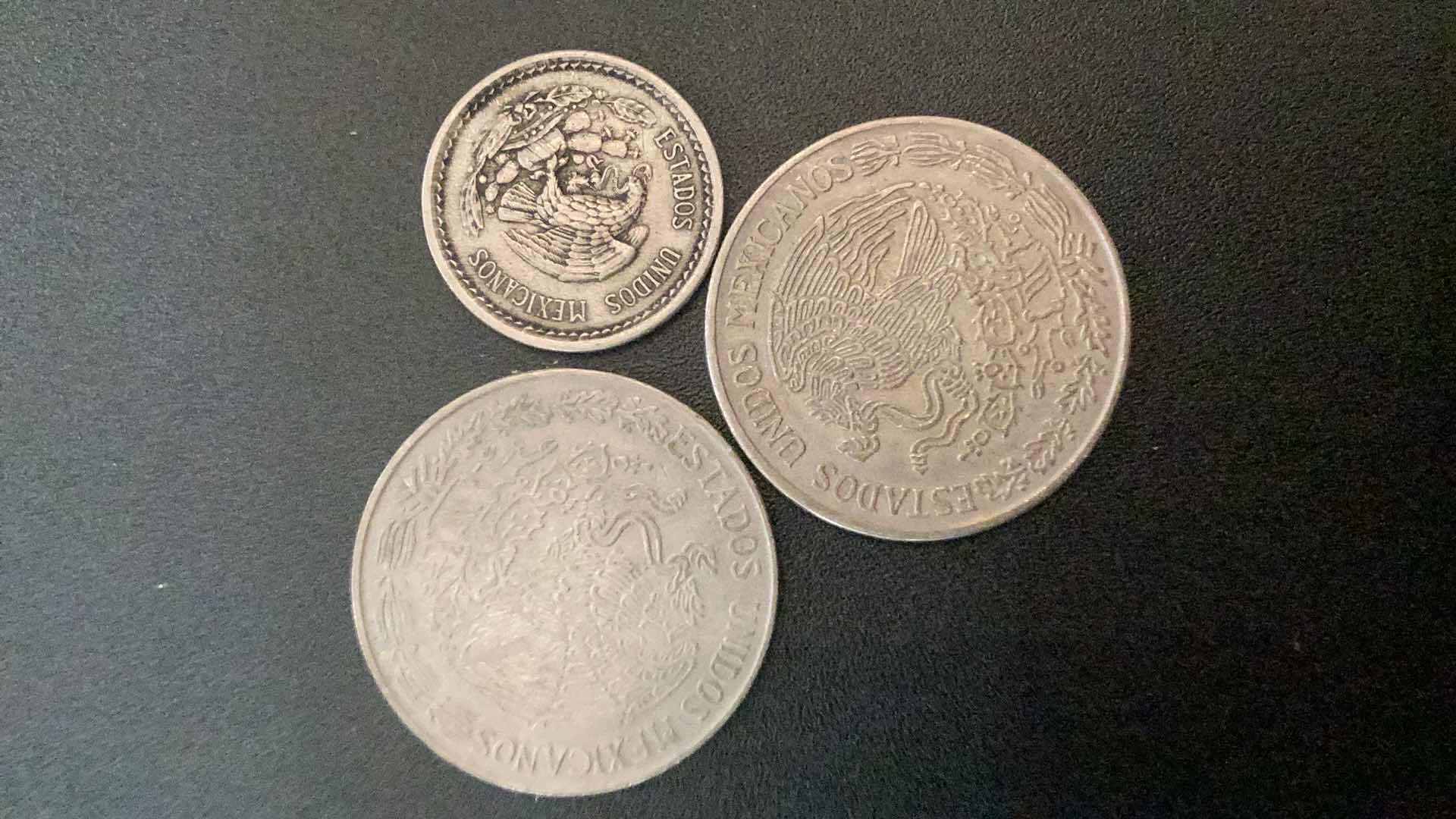Photo 1 of 3 COLLECTIBLE COINS - MEXICO 1937, 1972, 1975