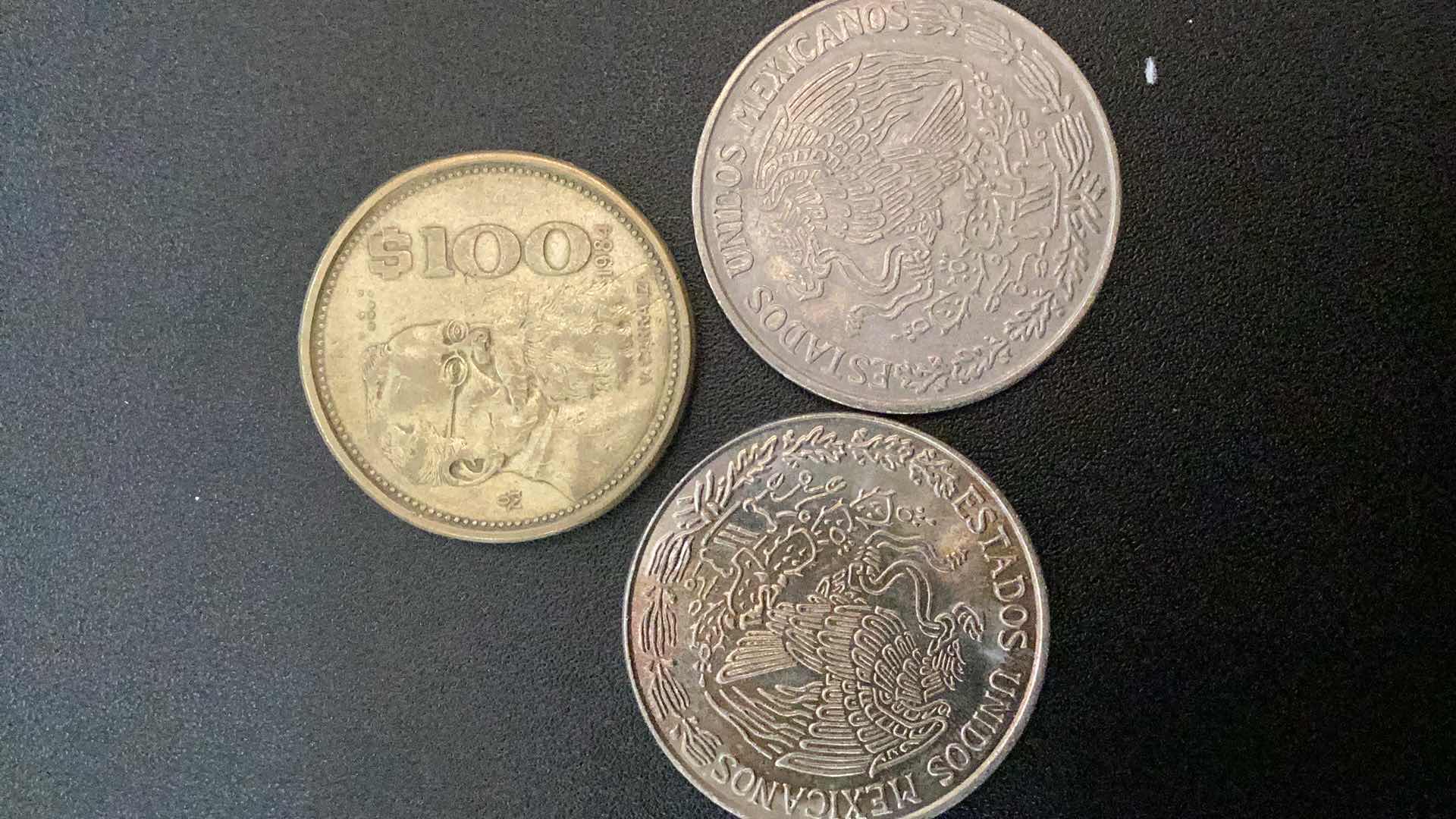 Photo 1 of 3 COLLECTIBLE COINS - MEXICO 1975 1978, 1984