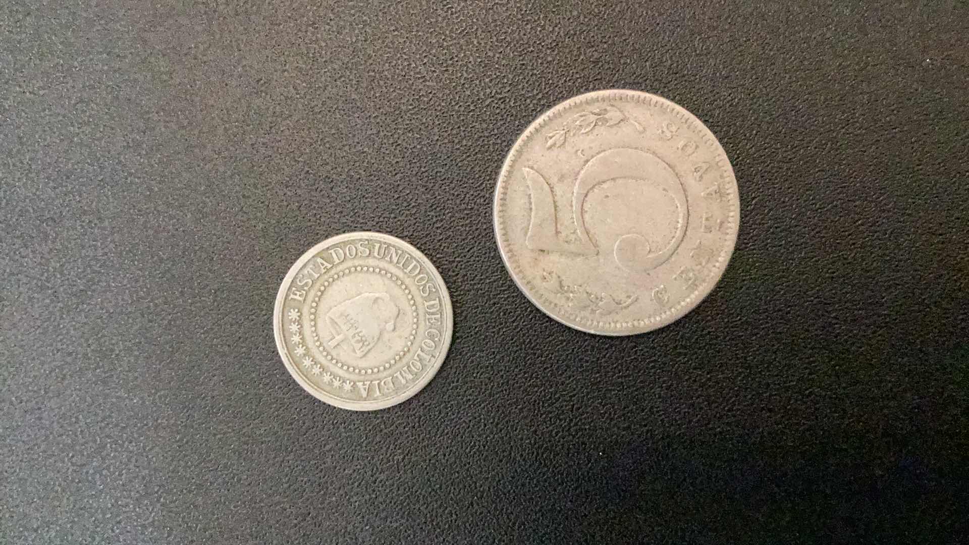 Photo 1 of 2 COLLECTIBLE COINS - COLUMBIA 1881, 1886