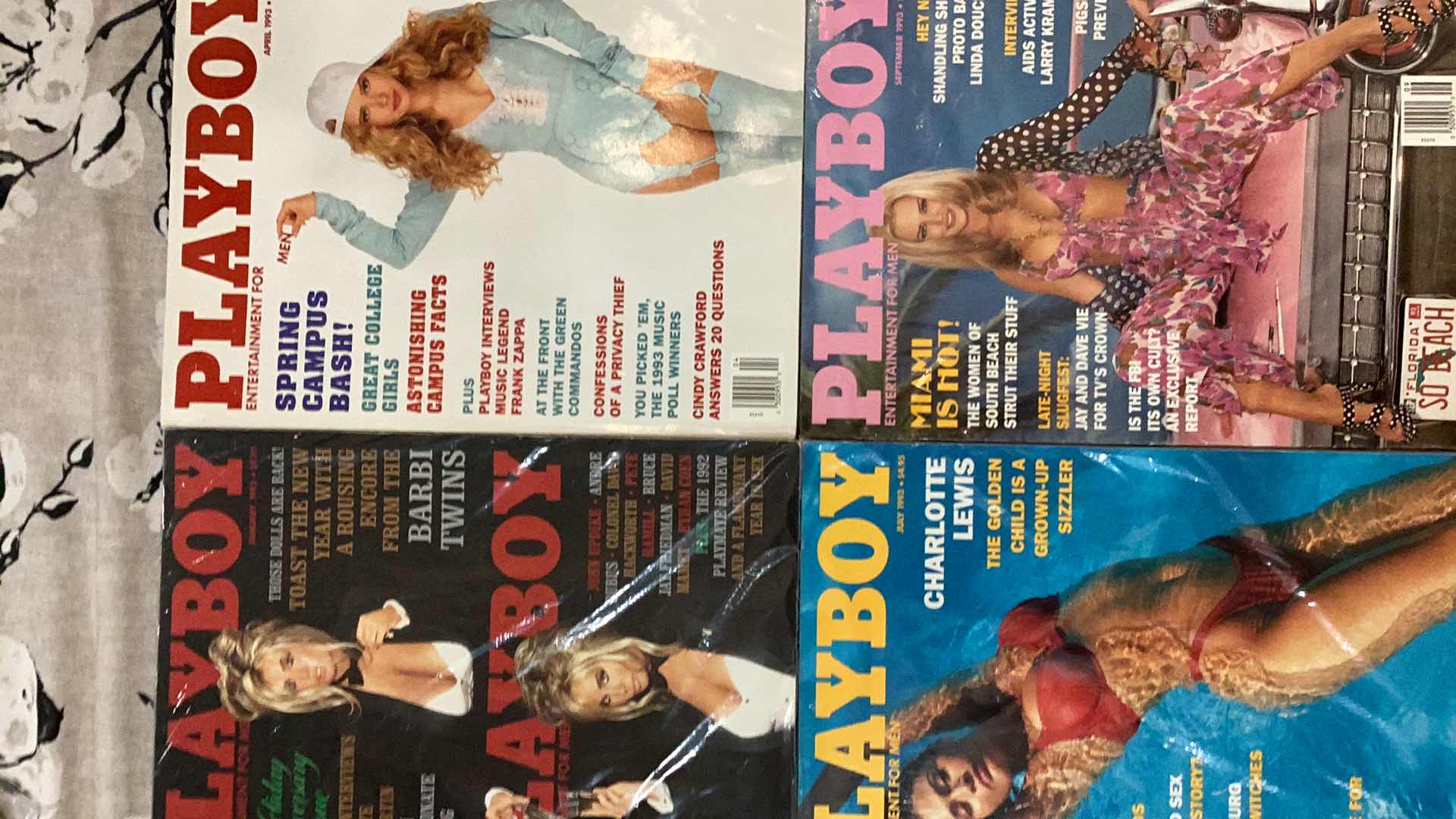 Photo 1 of 4 PLAYBOY MAGAZINES