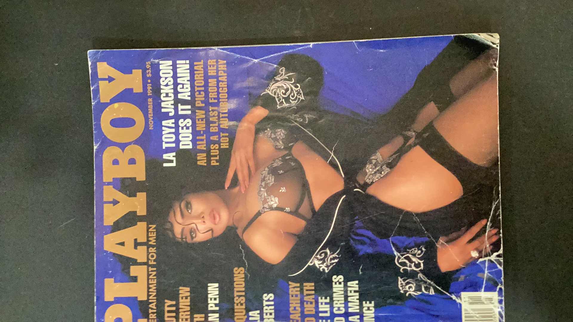 Photo 4 of 2 ADULT MAGAZINES - PENTHOUSE AND PLAYBOY LA TOYA JACKSON