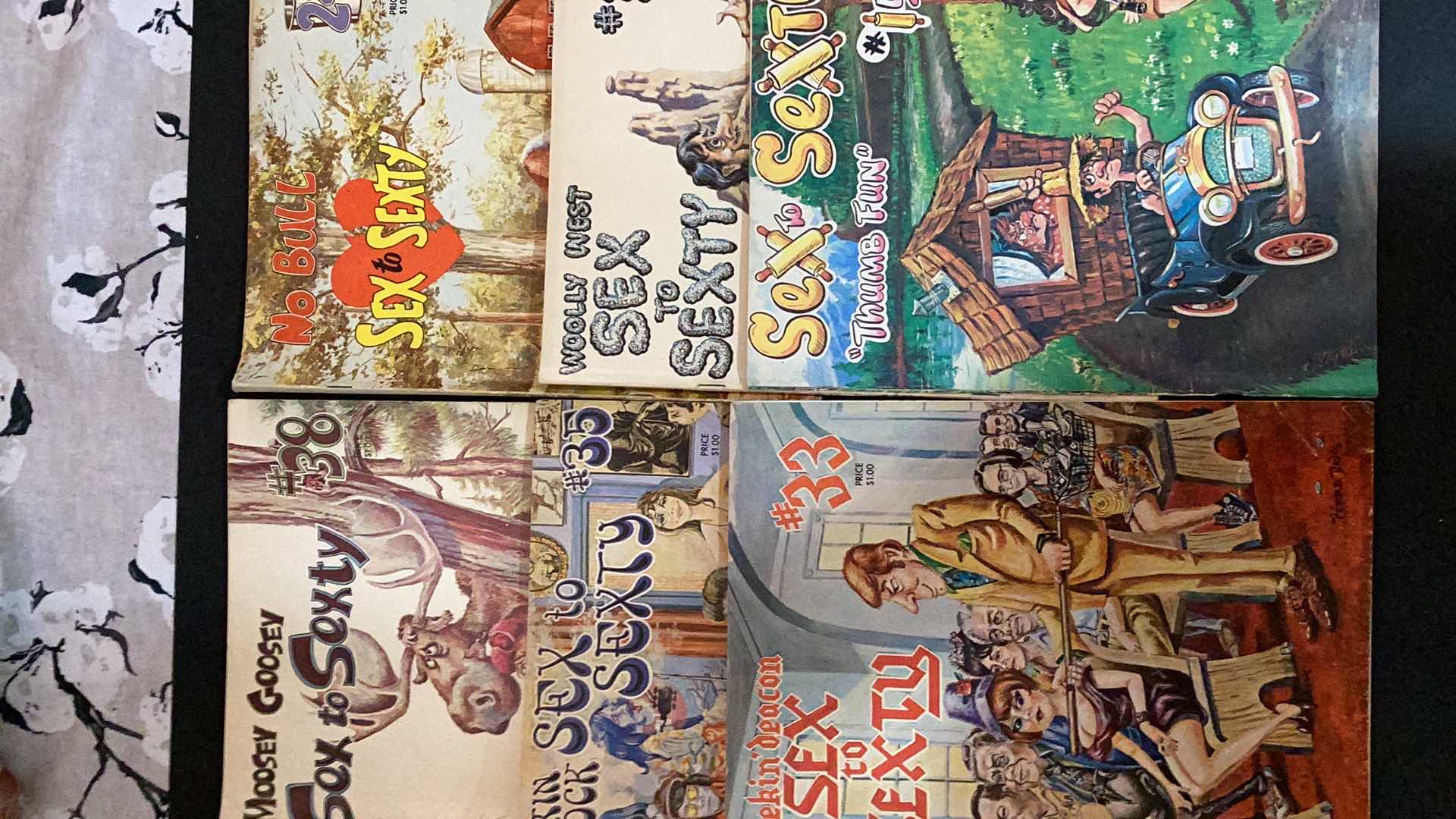 Photo 1 of 6 VINTAGE SEX TO SEXTY ADULT THEMED MAGAZINES