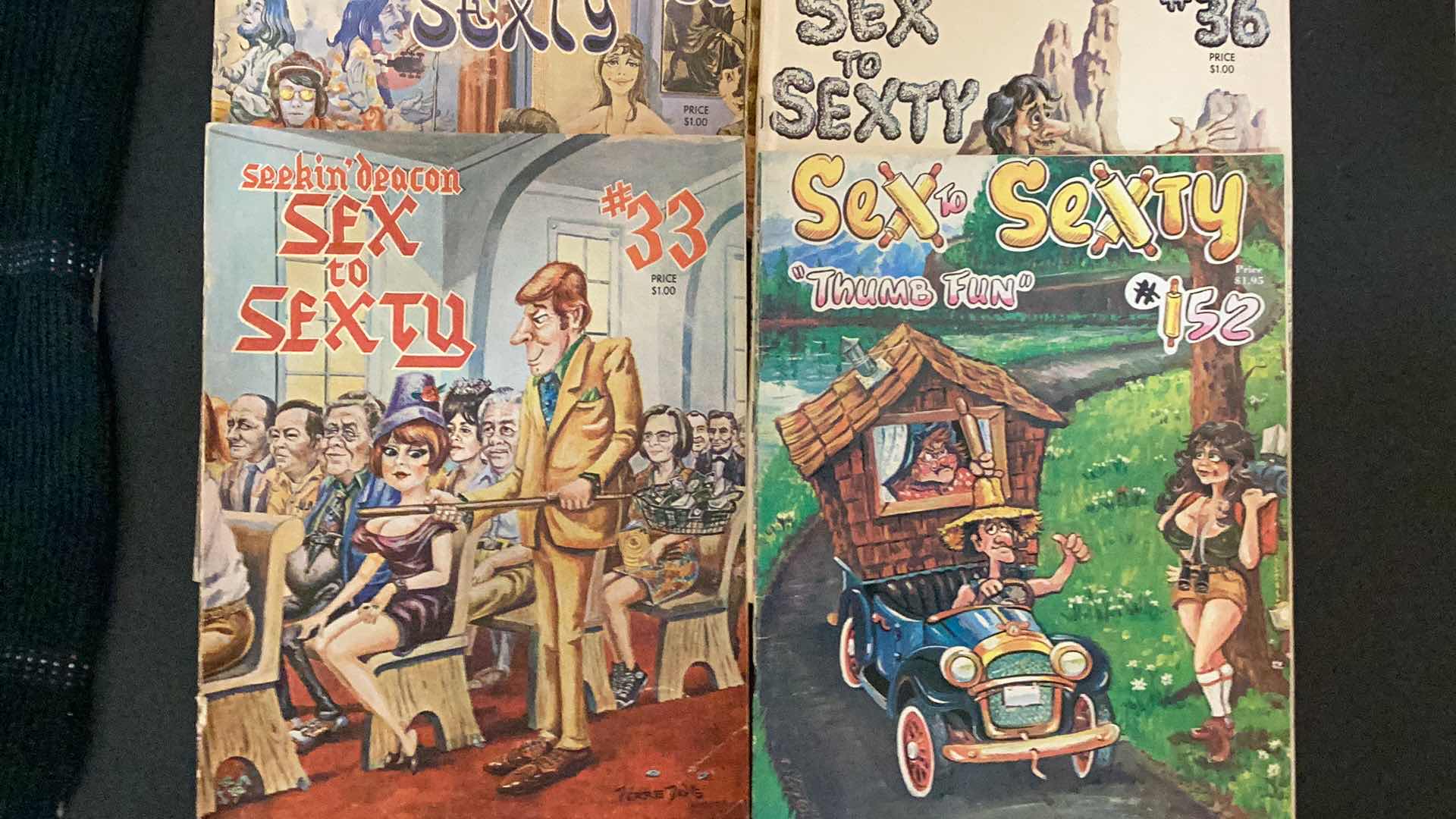 Photo 1 of 6 VINTAGE SEX TO SEXTY ADULT THEMED MAGAZINES