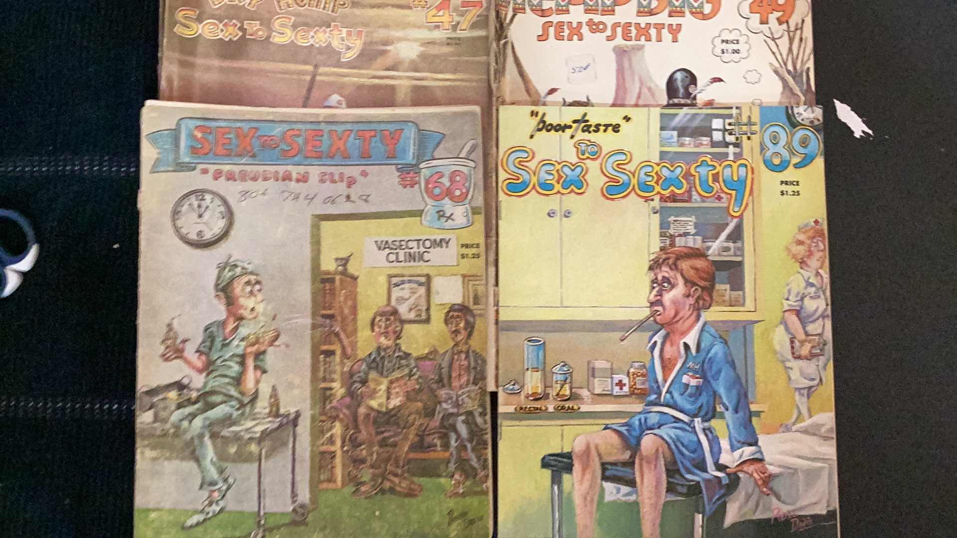 Photo 2 of 6 VINTAGE SEX TO SEXTY ADULT THEMED MAGAZINES