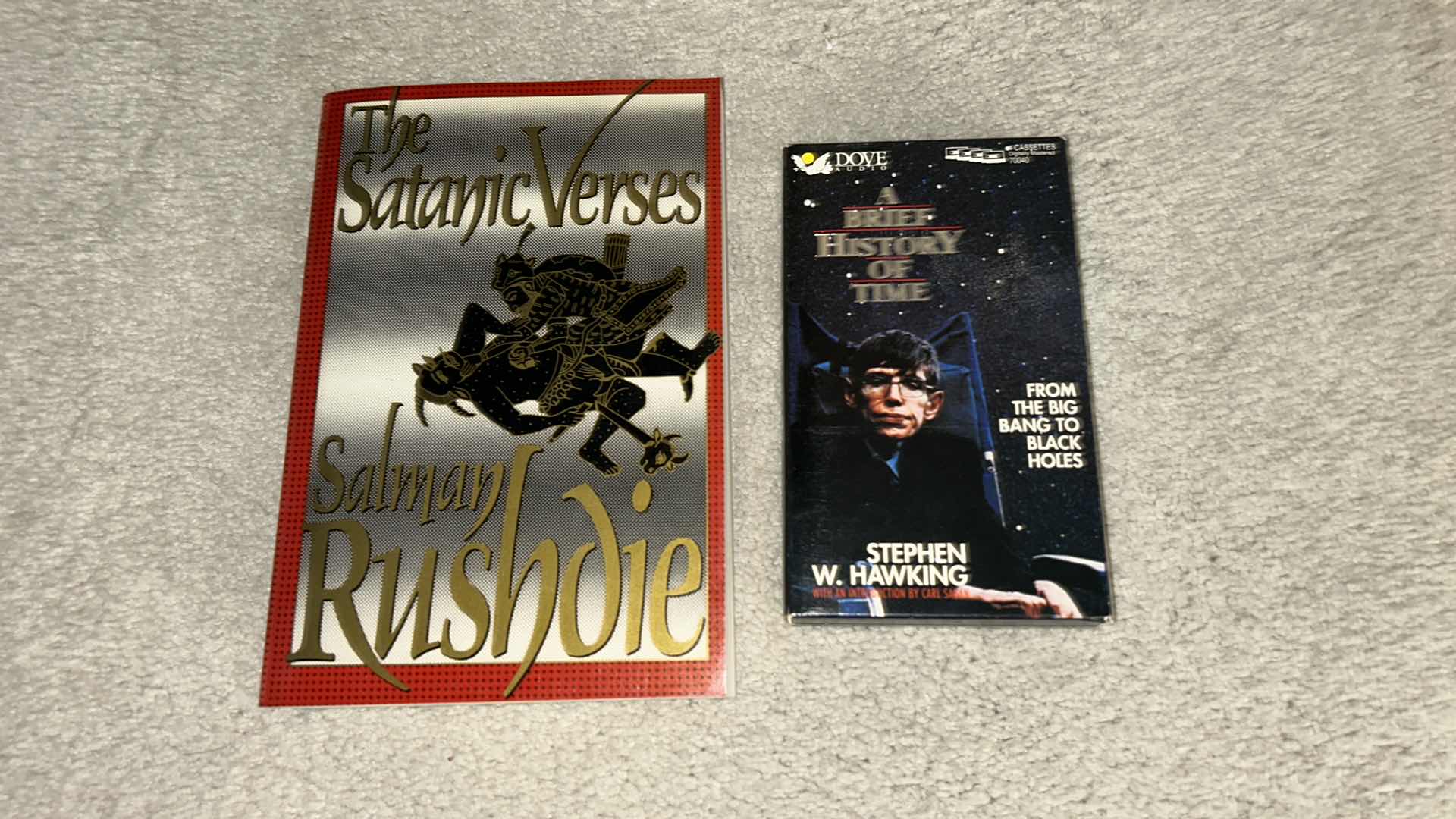 Photo 1 of ONE SOFT COVER BOOK BY SALMAN RUSHDIE AND STEPHEN HAWKING AUDIO BOOK