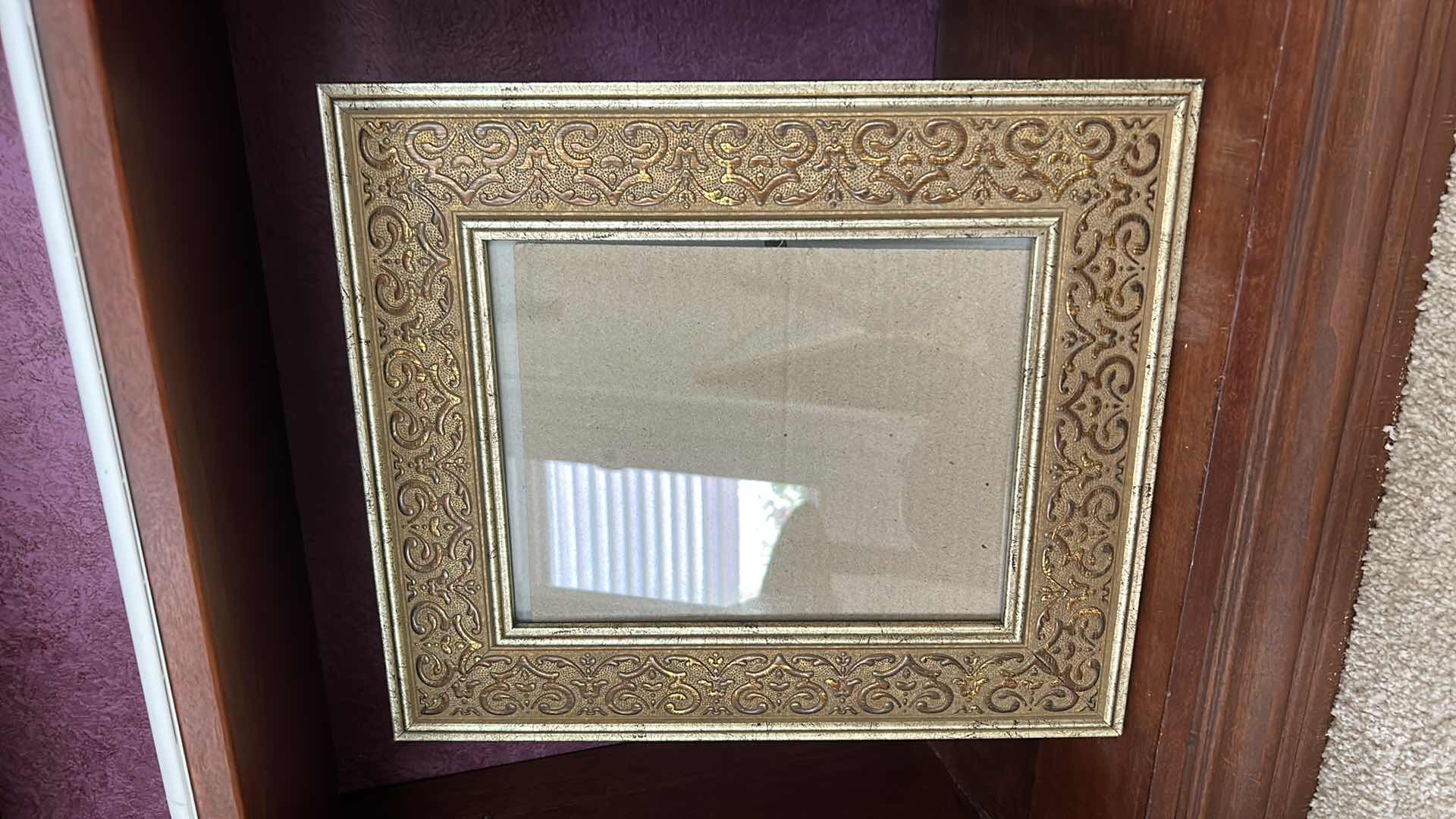 Photo 1 of HOME DECOR ASSORTMENT - FRAME H15”, VASE / CANDLE HOLDER H17”  AND STONE LIDDED DISH