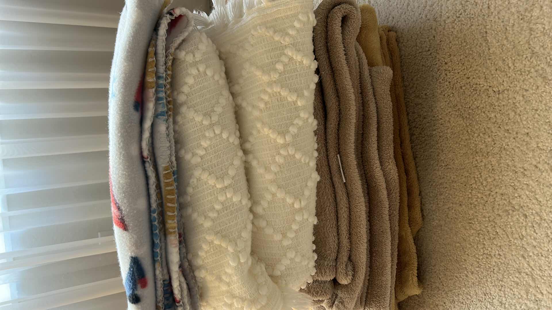 Photo 1 of 5 PIECE THROW BLANKET ASSORTMENT
