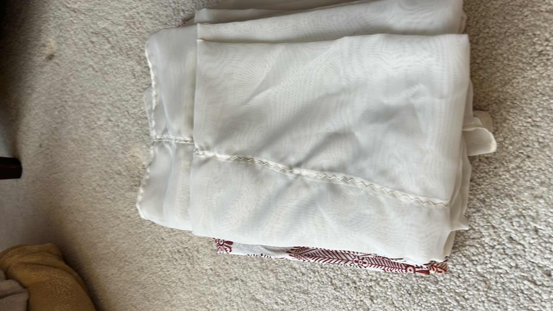 Photo 1 of 3 SETS OF WINDOW PANELS AND RUG ANTI SLIP PAD