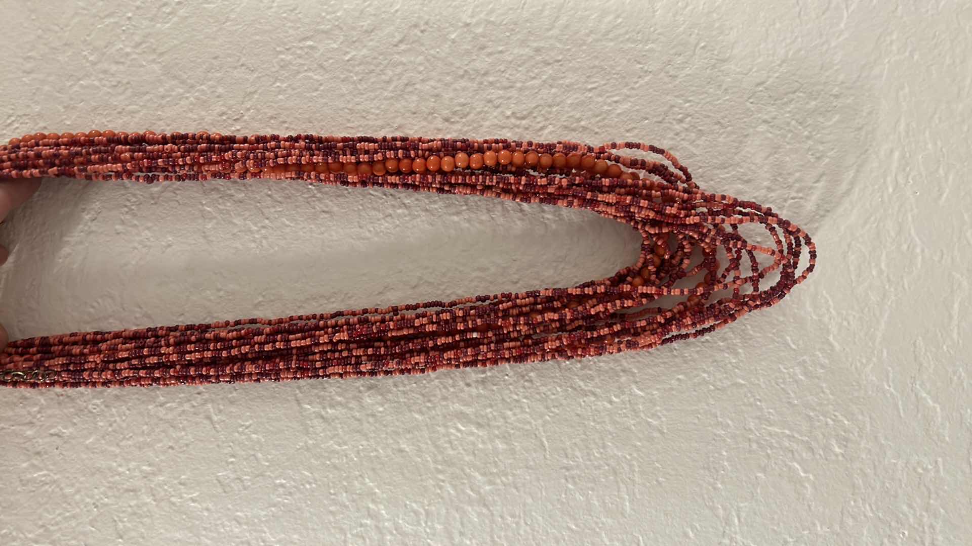 Photo 1 of COSTUME JEWELRY NECKLACES AND TWO HOLDERS