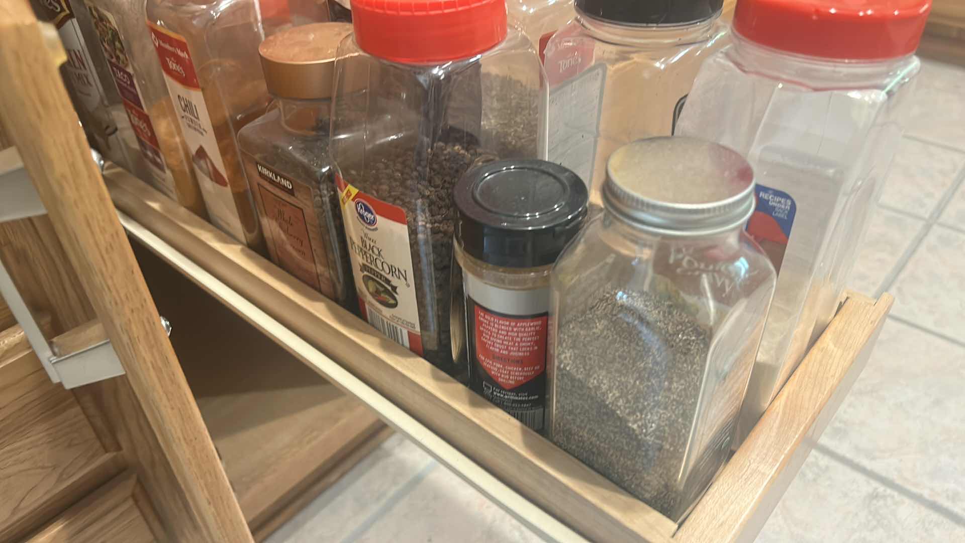 Photo 1 of CONTENTS OF KITCHEN CABINET SPICES