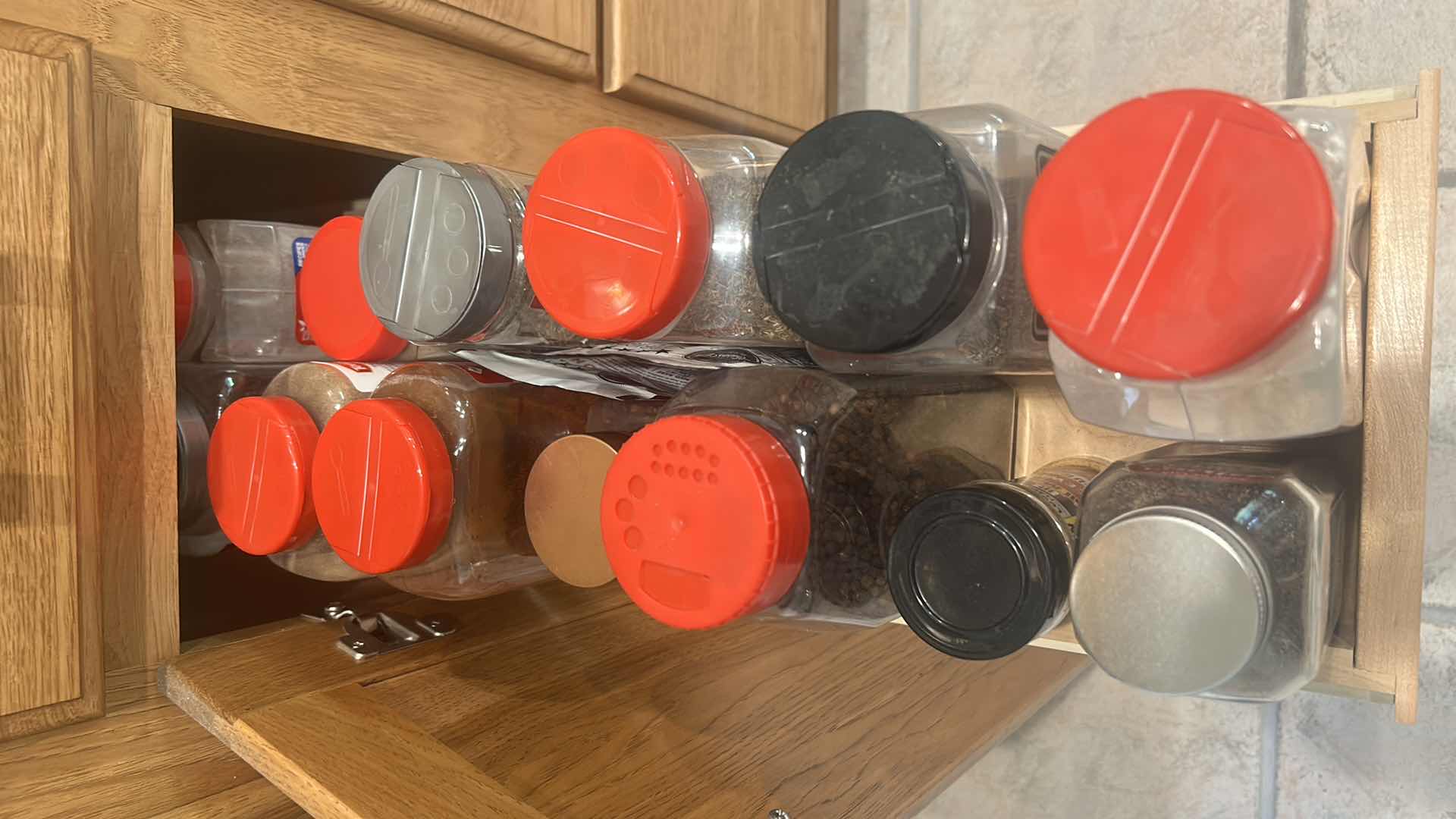 Photo 1 of CONTENTS OF KITCHEN CABINET SPICES