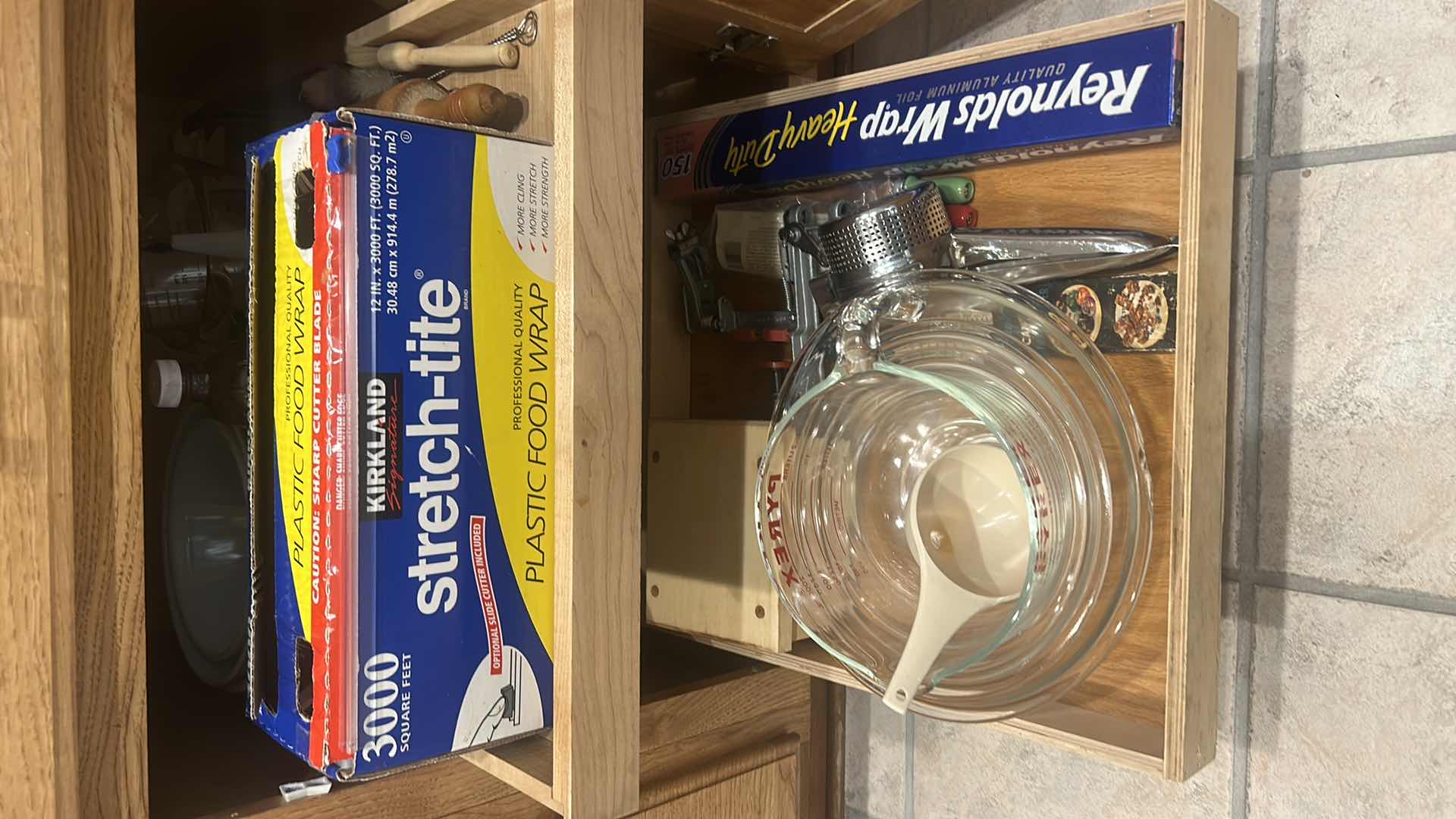 Photo 1 of CONTENTS OF KITCHEN 2 PULL OUT DRAWERS