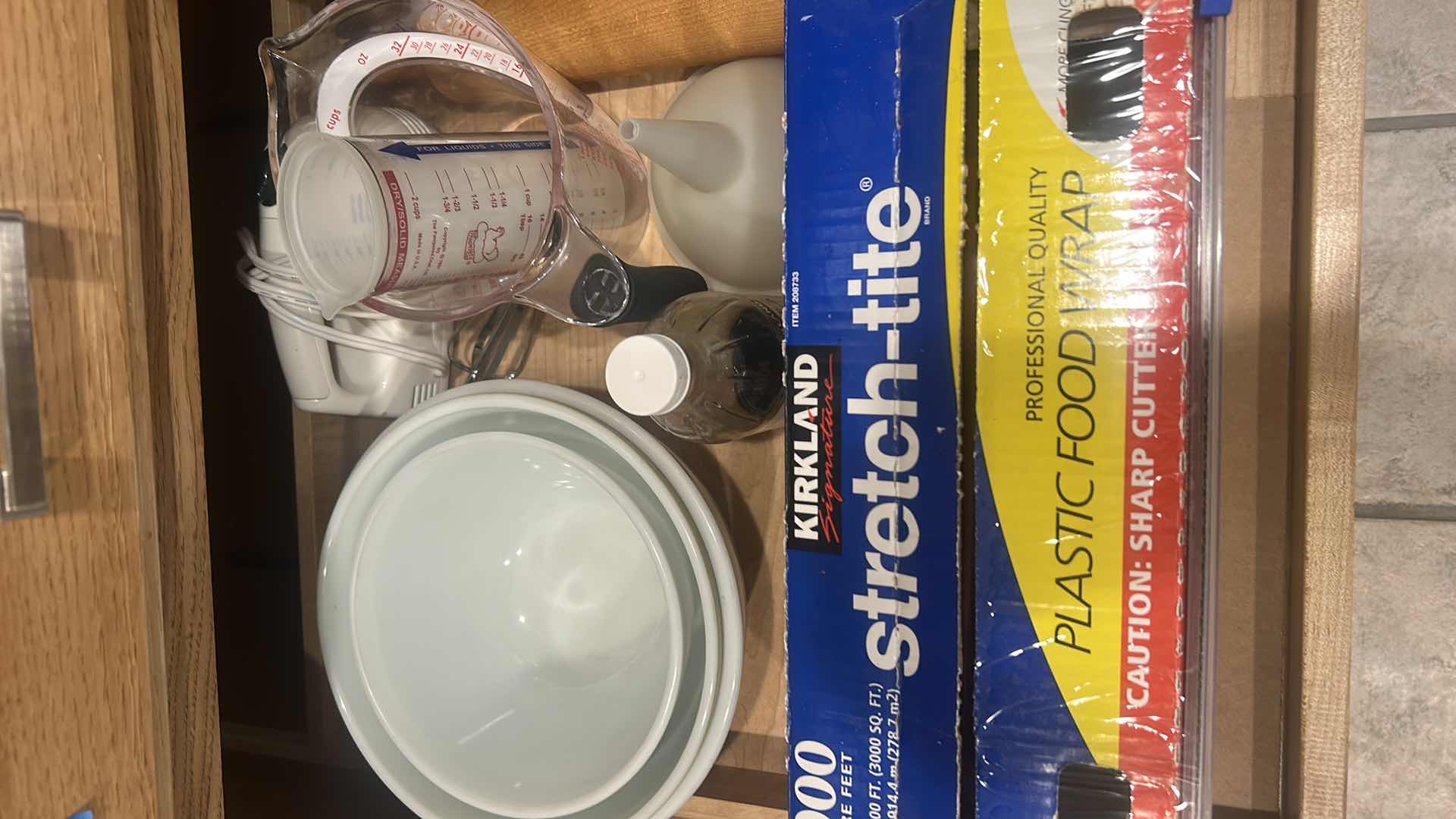 Photo 1 of CONTENTS OF KITCHEN 2 PULL OUT DRAWERS