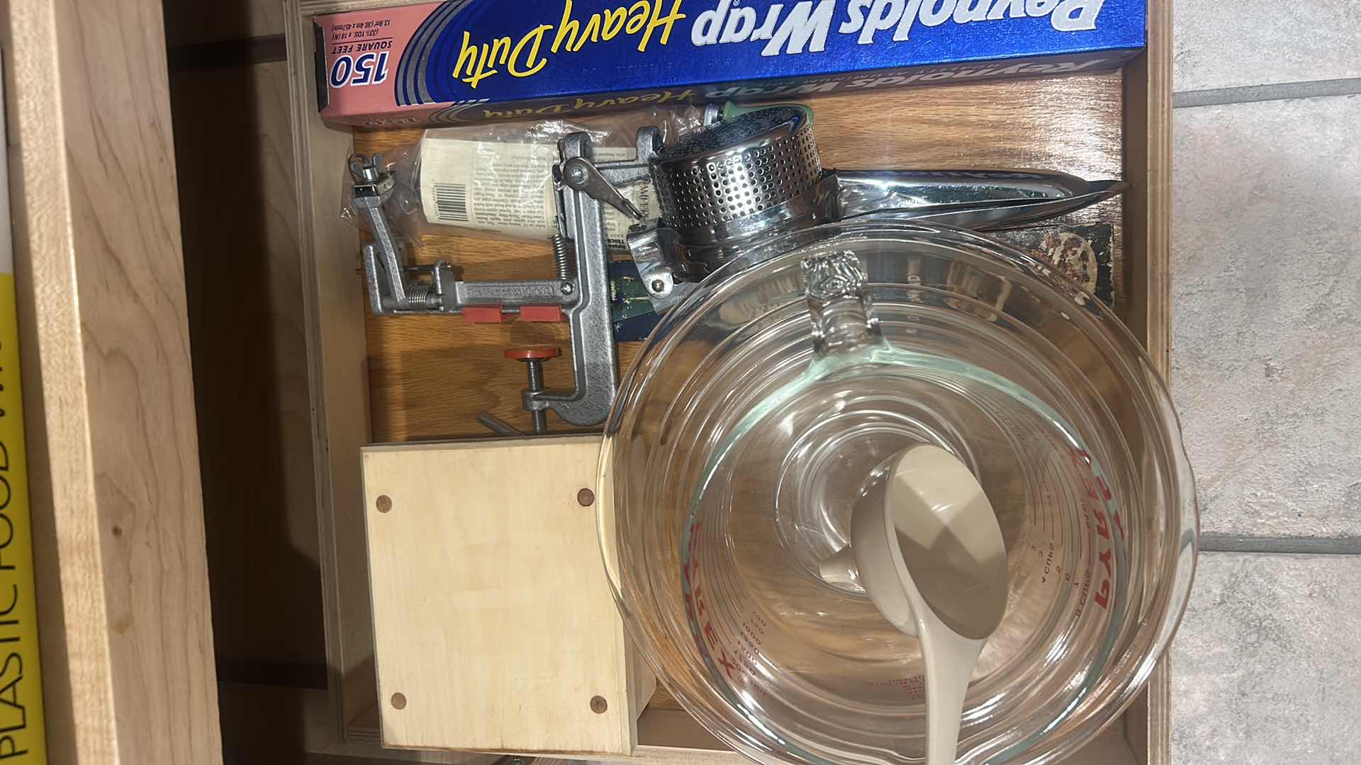 Photo 1 of CONTENTS OF KITCHEN 2 PULL OUT DRAWERS