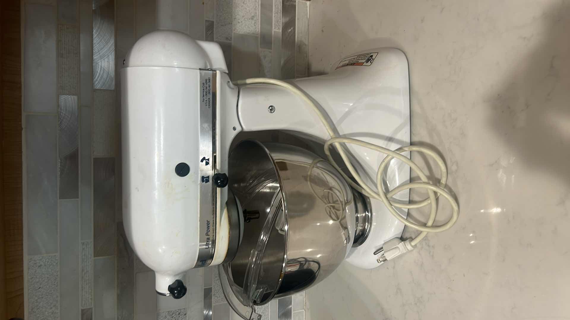 Photo 1 of KITCHEN AID MIXER W ACCESSORIES