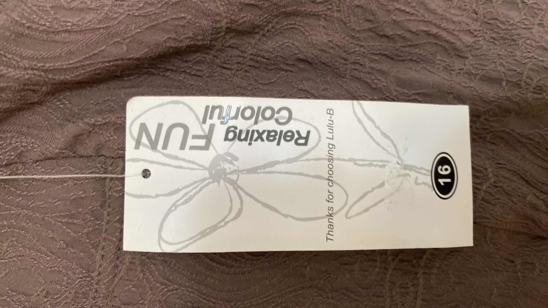 Photo 1 of NWT WOMEN’S SIZE 16 LULU B PULL ON PANTS 