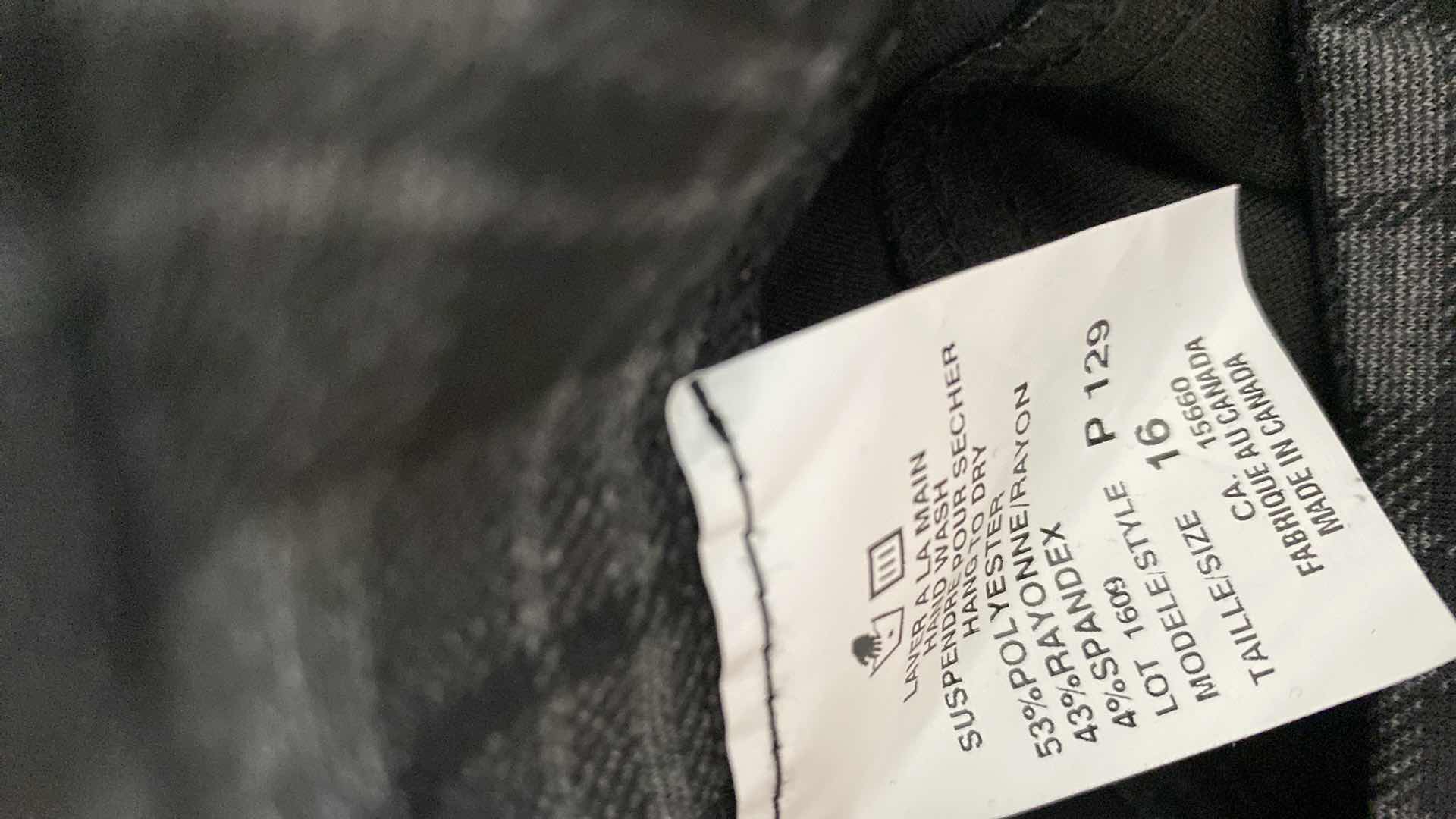 Photo 1 of NWT WOMEN’S SIZE 16 BCNL DESIGN PLAID PANTS 