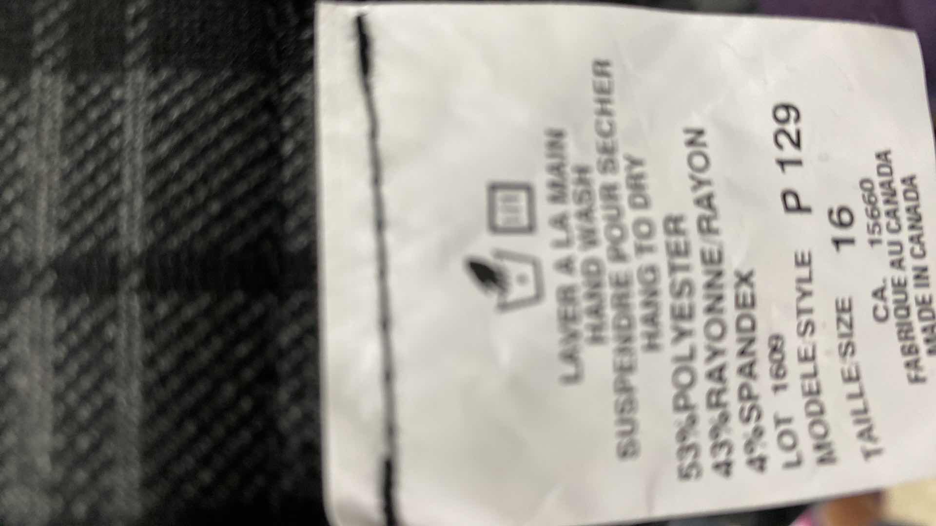 Photo 1 of NWT WOMEN’S SIZE 16 BCNL DESIGN PLAID PANTS 