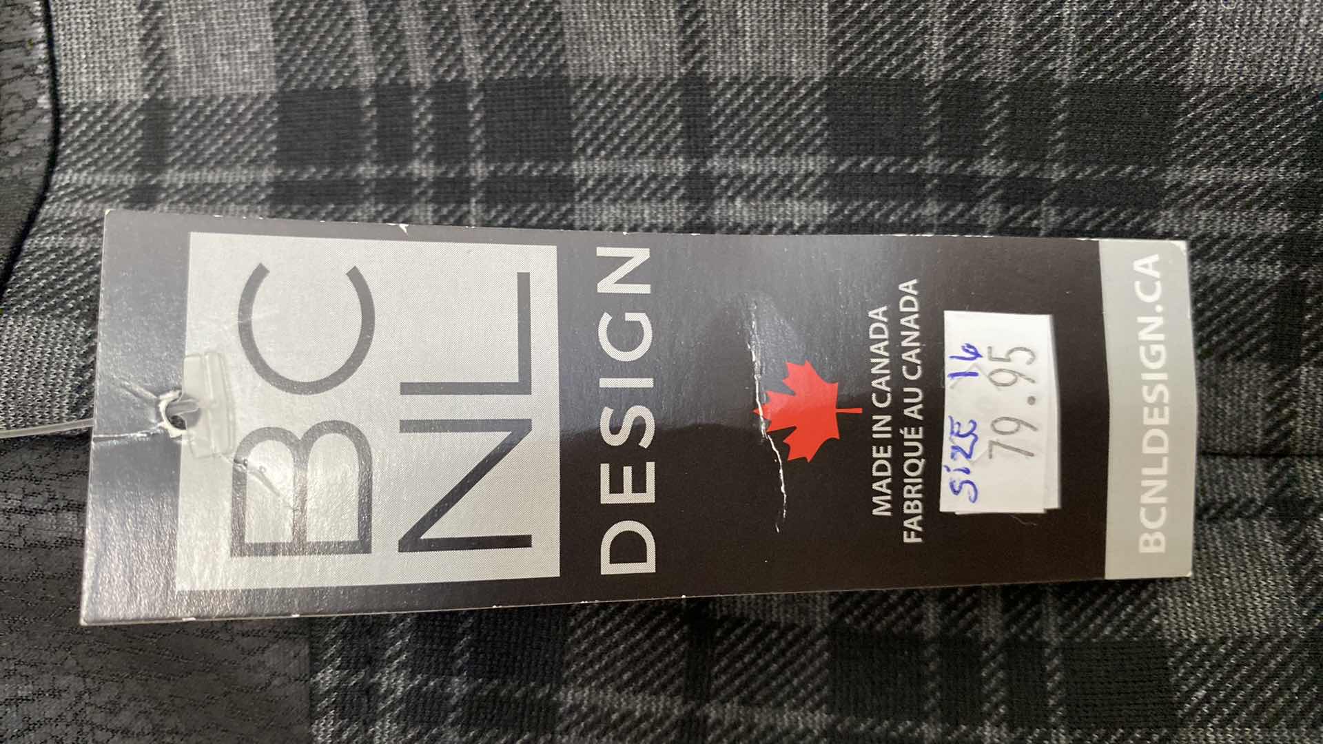 Photo 1 of NWT WOMEN’S SIZE 16 BCNL DESIGN PLAID PANTS 