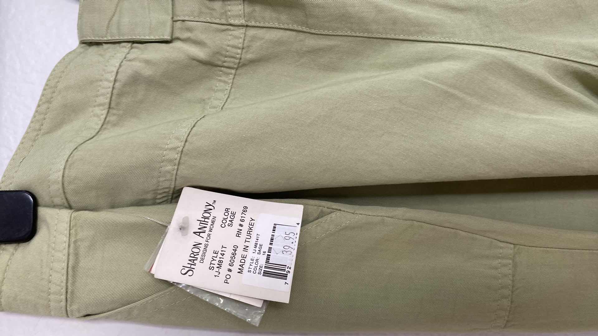 Photo 1 of NWT WOMEN’S SIZE 16 - 2 PAIRS SHARON ANTHONY LIGHT WEIGHT PANTS $29.95 and $39.95
