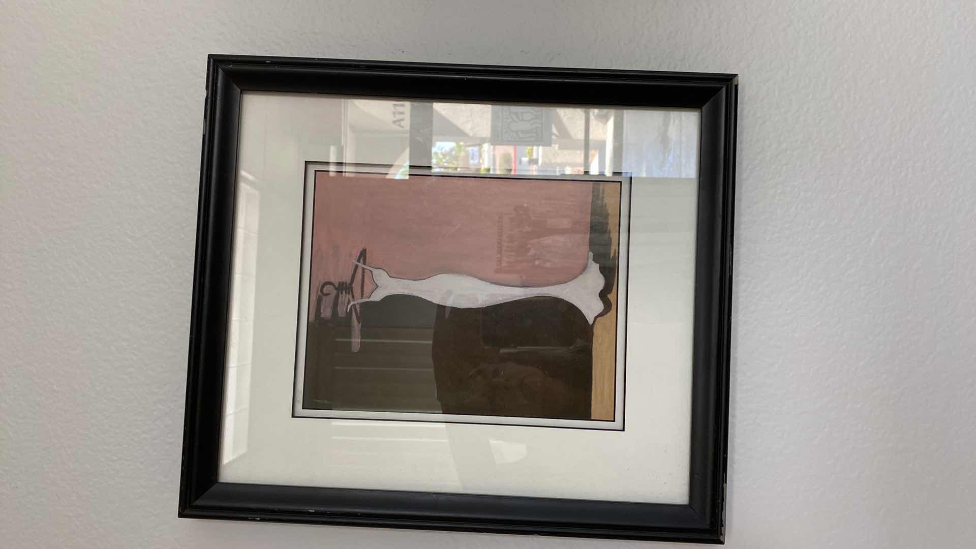 Photo 2 of BLACK FRAMED GLAMOUR DRESS PAIR OF ARTWORK 14” X 17”