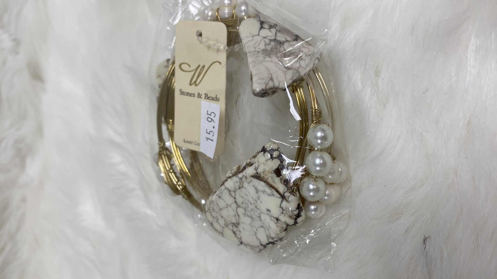 Photo 1 of NEW PAIR OF BRACELETS COSTUME JEWELRY 