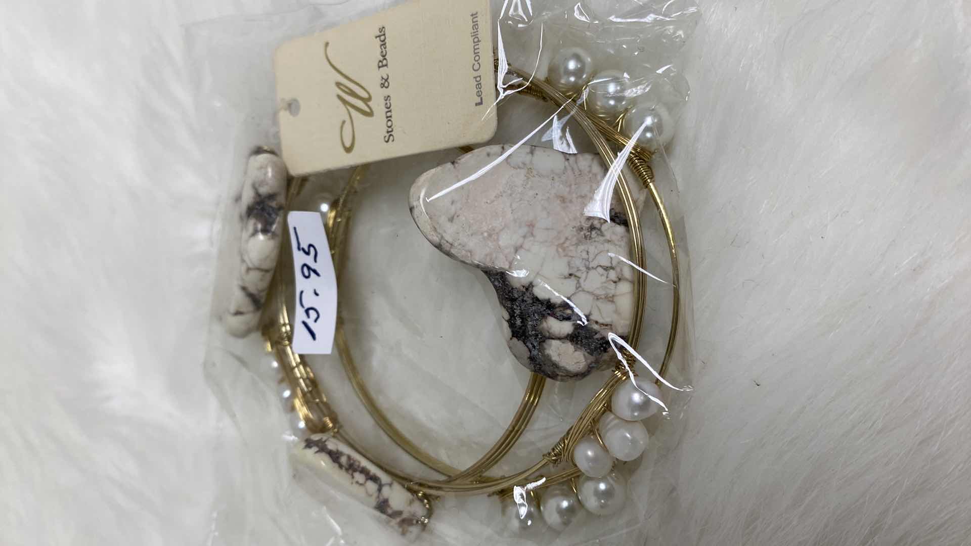 Photo 1 of NEW PAIR OF BRACELETS COSTUME JEWELRY 