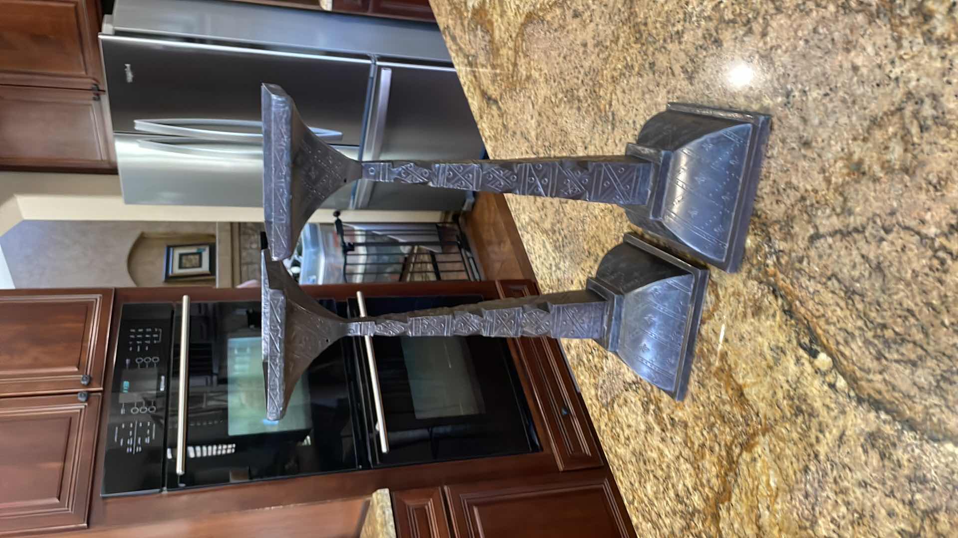 Photo 1 of CANDLE BRASS HOLDERS 15”