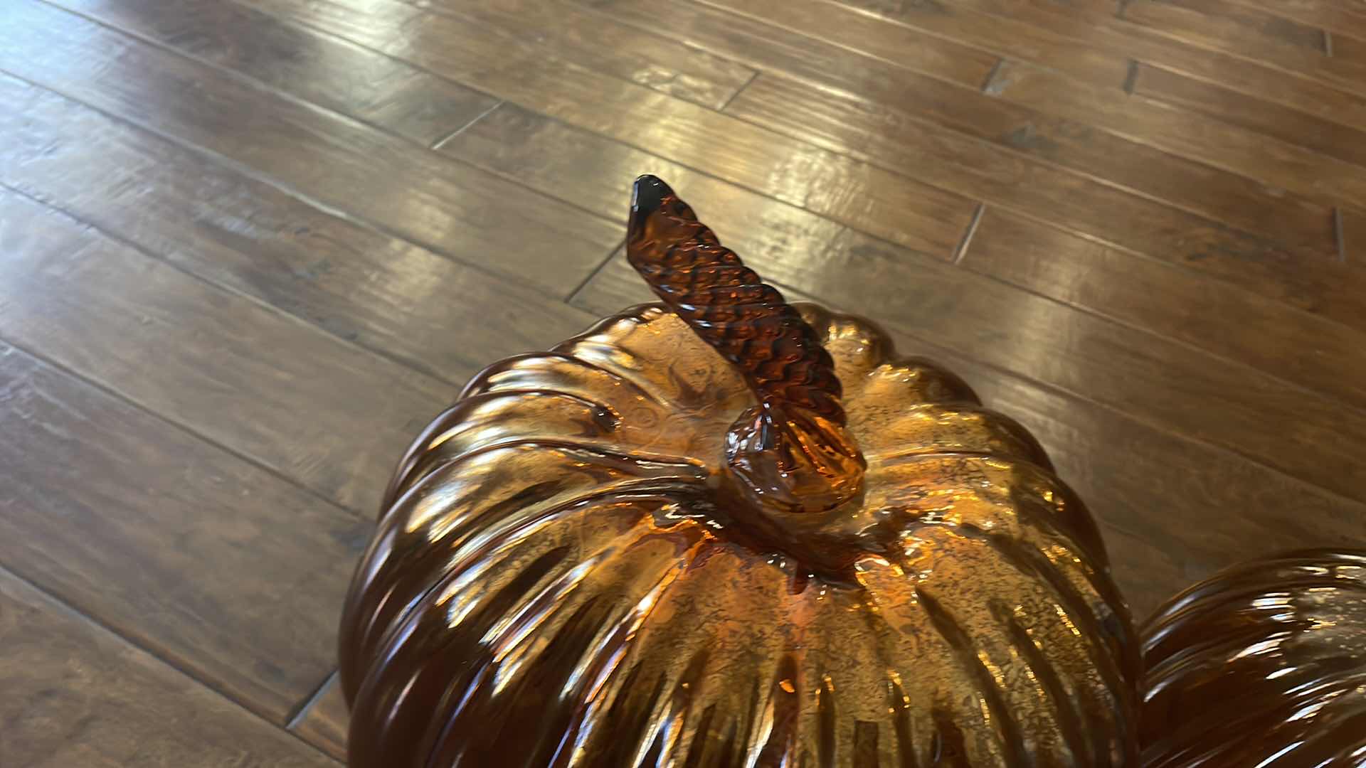 Photo 1 of GLASS PUMPKINS 16” , 12”