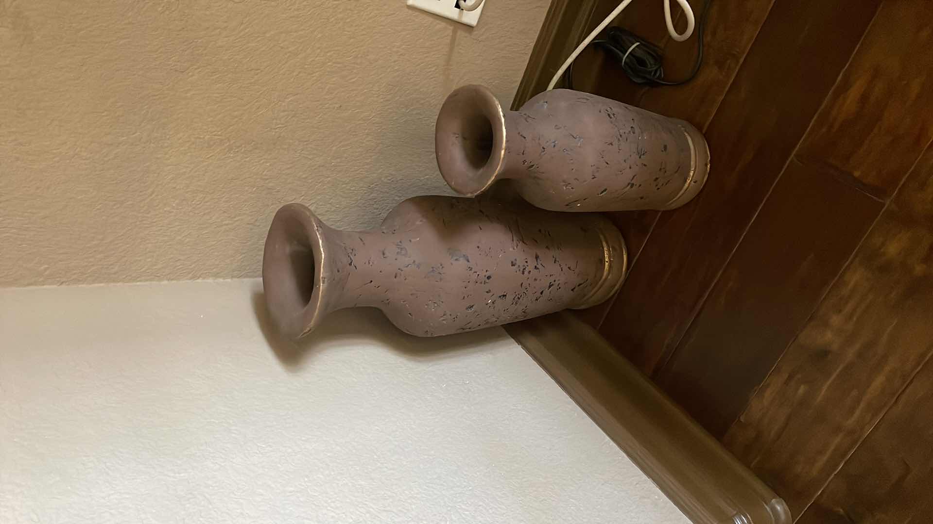 Photo 1 of BROWN VASES 24” , 20”