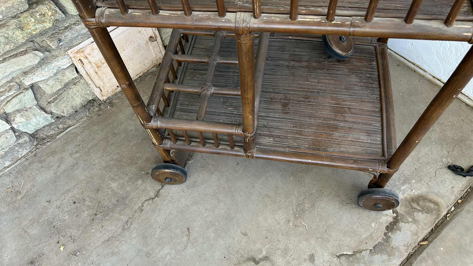 Photo 1 of VINTAGE COFFEE / COCKTAIL CART 30“ x 18“ x 34“