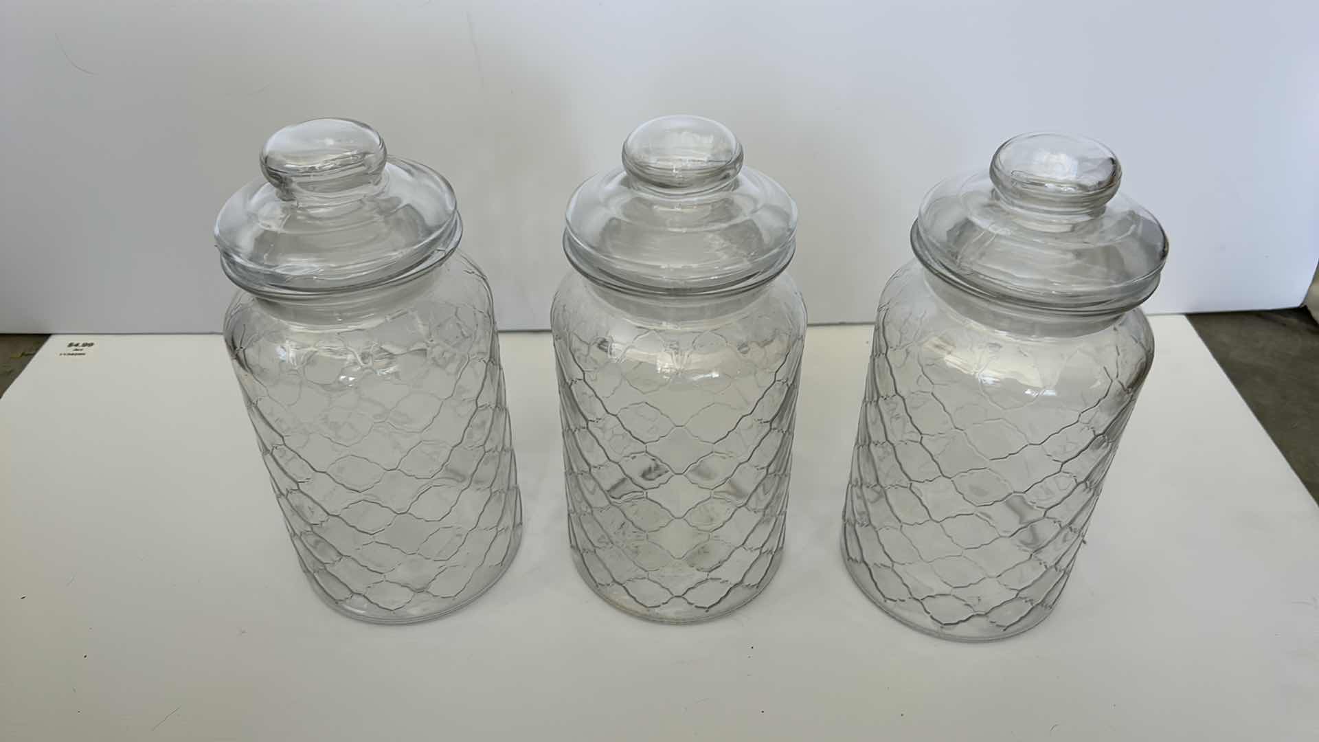 Photo 1 of GLASS CANISTER ASSORTMENT