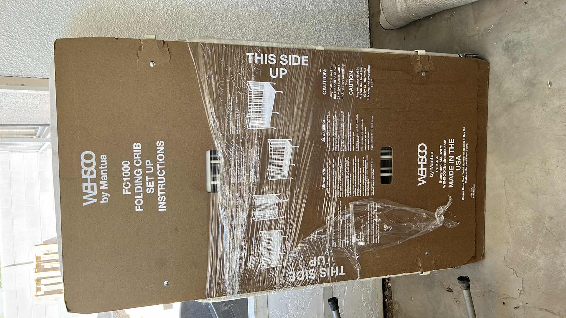 Photo 1 of WEHSCO BY MANTUA FC1000 FOLDING CRIB