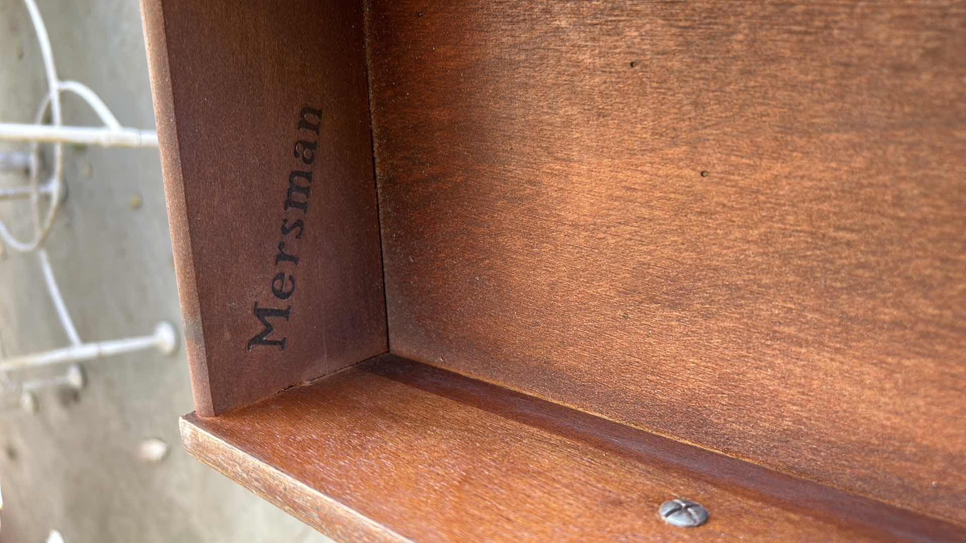 Photo 1 of VINTAGE MERSMAN WOOD CORNER UNIT 32” x 32” x h17”