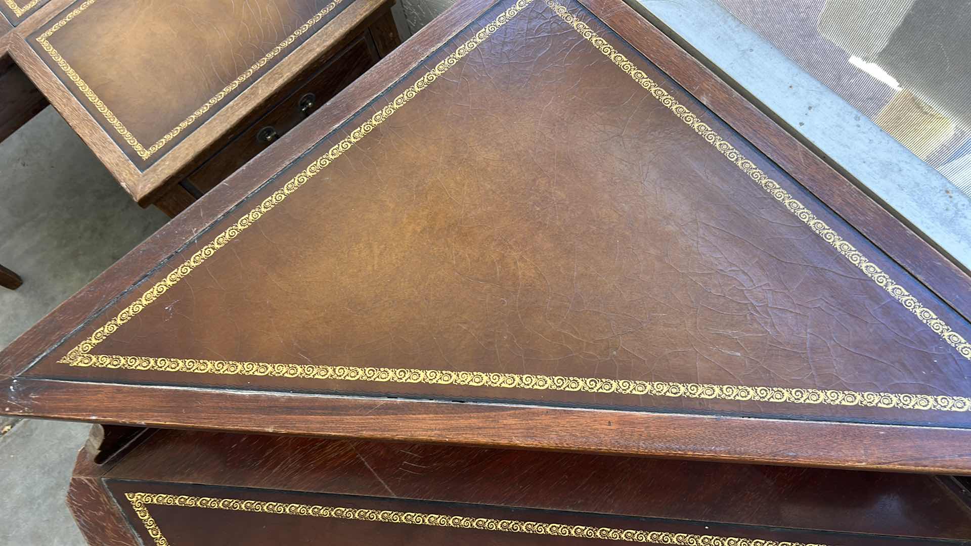 Photo 1 of VINTAGE 2 TIER CORNER TABLE 30” x 30” x 26”