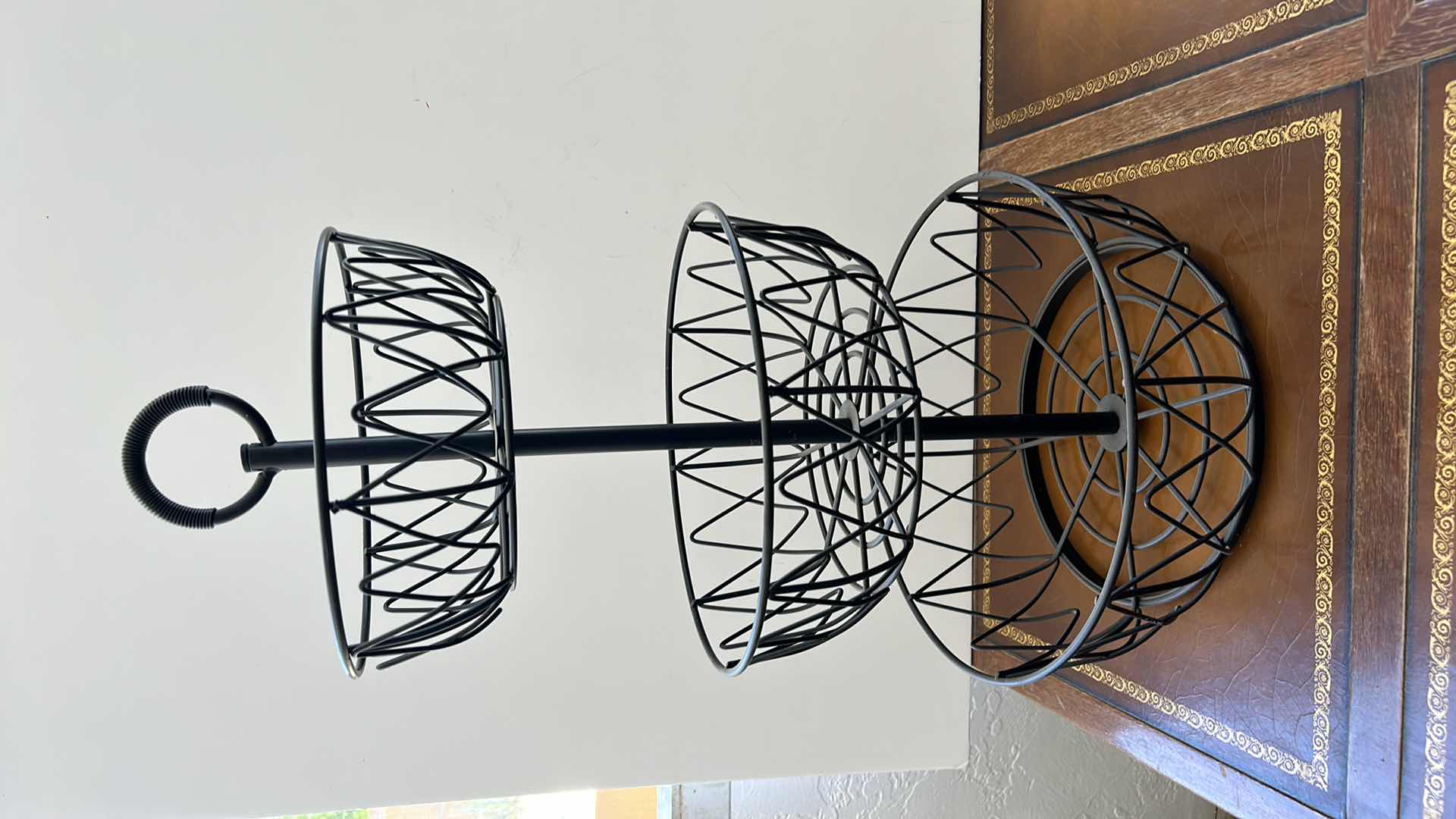 Photo 1 of METAL 3 TIERED FRUIT VEGETABLE BASKET 26”