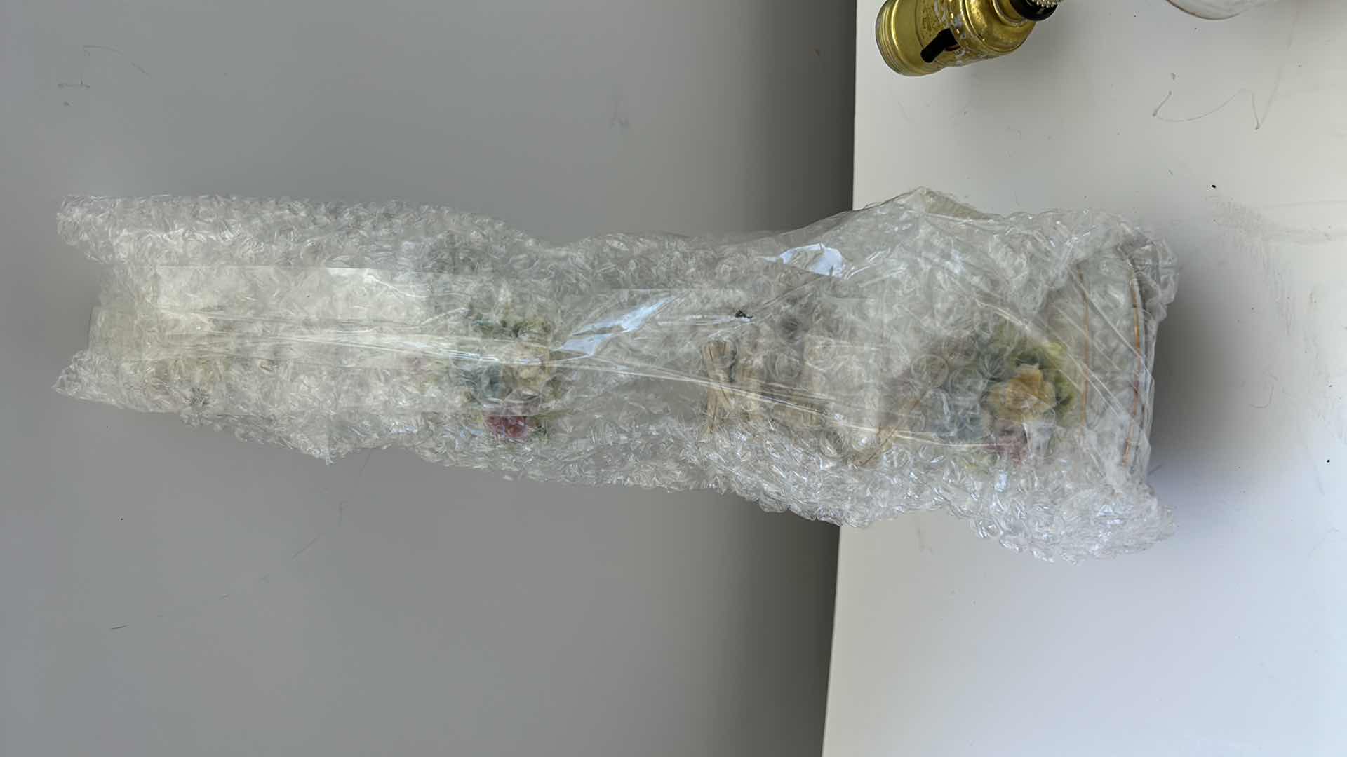 Photo 1 of 2-VINTAGE PORCELAIN LAMPS H14”