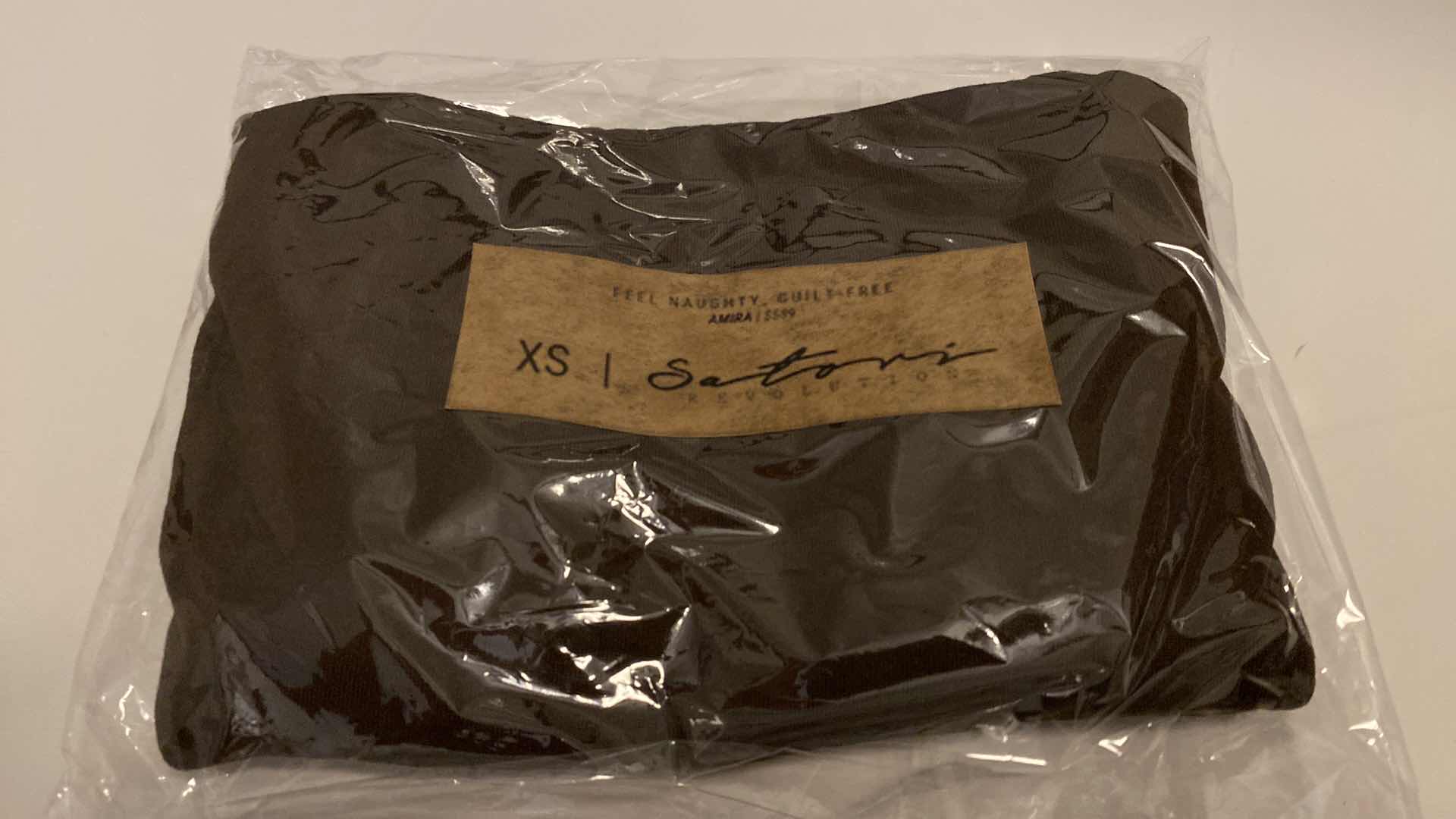 Photo 2 of SIZE X-SMALL AMIRA CHOCOLATE BODYSUIT FEATURES ROUND NECKLINE STRAPS AND HI-CUT LEGS. ULTRA SOFT COTTON LINING FOR PEAK COMFORT.